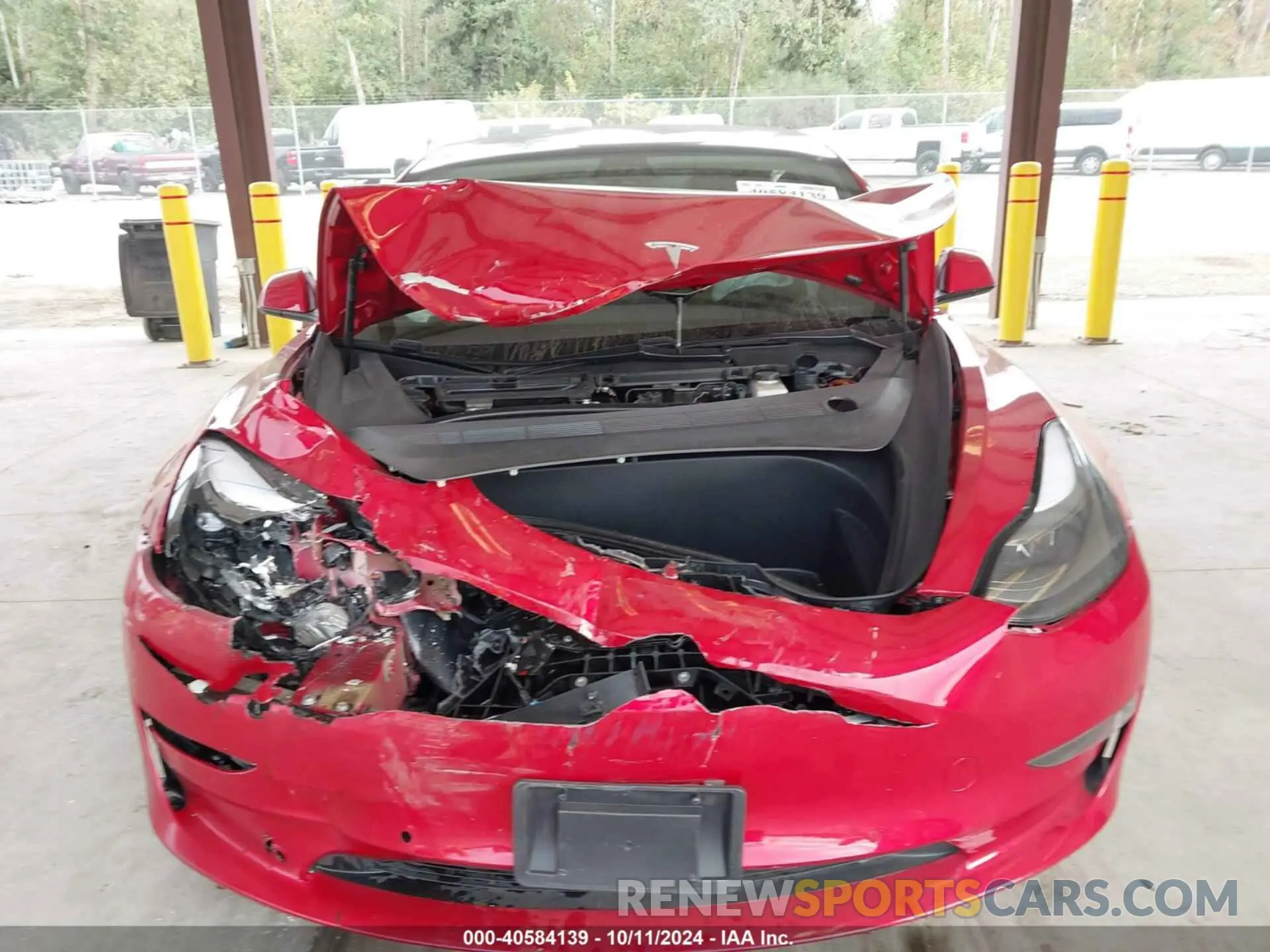 6 fotografías del automóvil dañado 5YJ3E1EA2MF866988 TESLA MODEL 3 2021