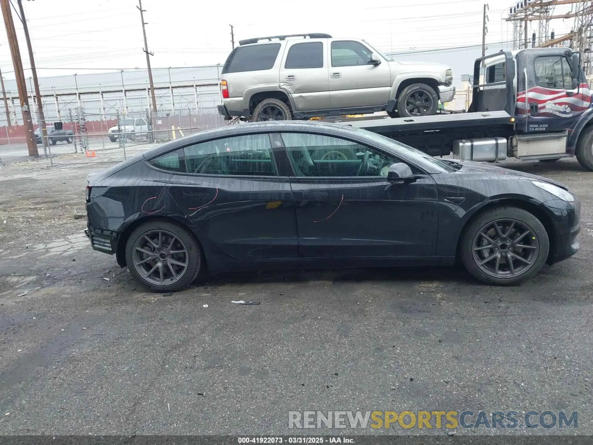 14 fotografías del automóvil dañado 5YJ3E1EA2MF870622 TESLA MODEL 3 2021