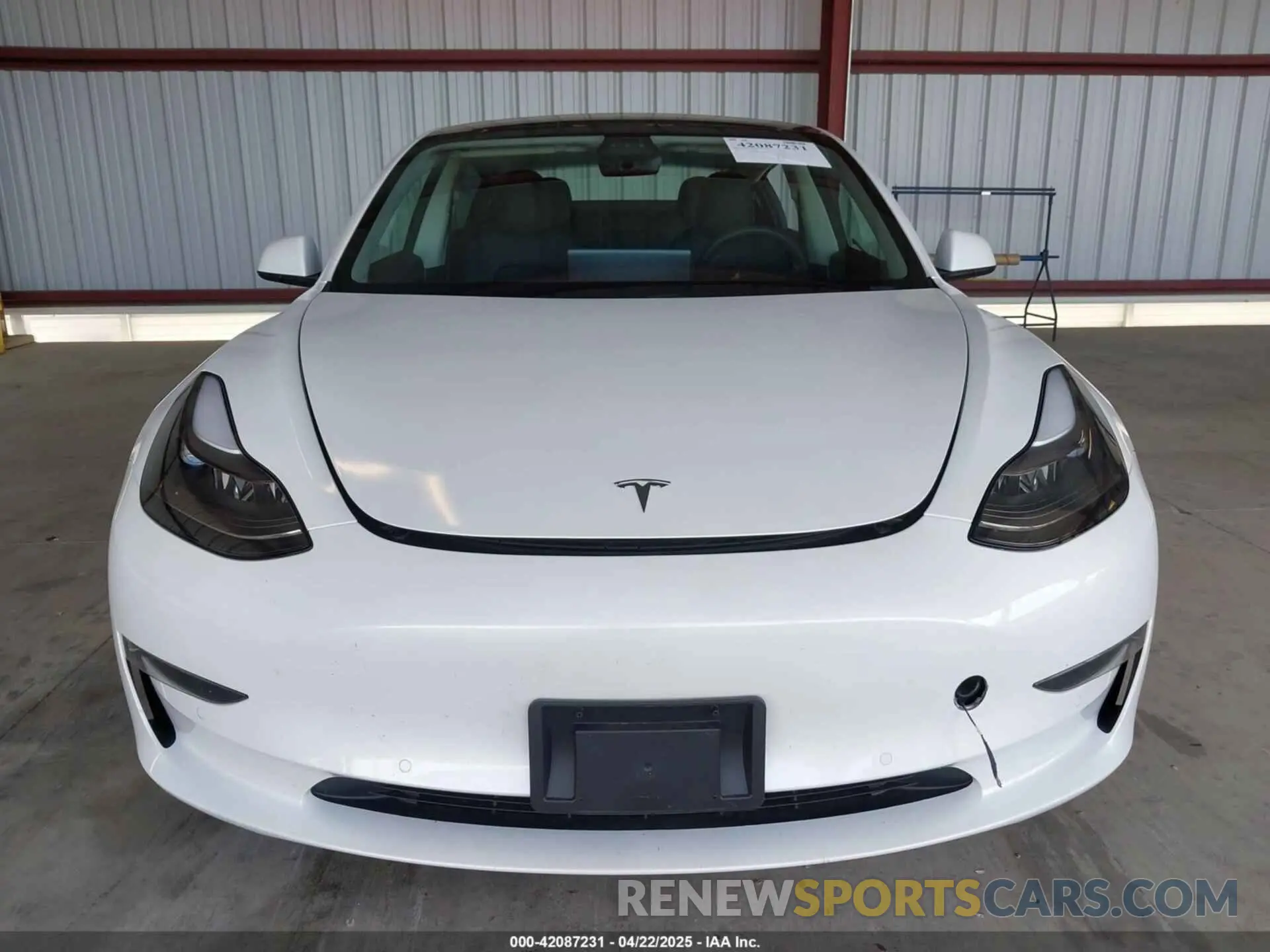 13 fotografías del automóvil dañado 5YJ3E1EA2MF877005 TESLA MODEL 3 2021
