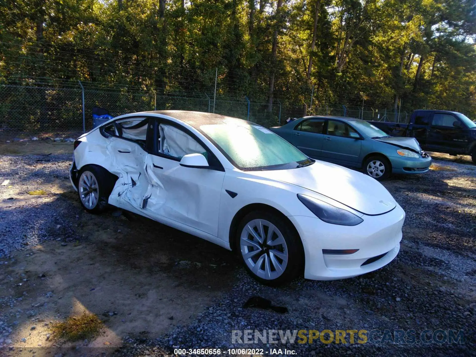 1 fotografías del automóvil dañado 5YJ3E1EA2MF908317 TESLA MODEL 3 2021