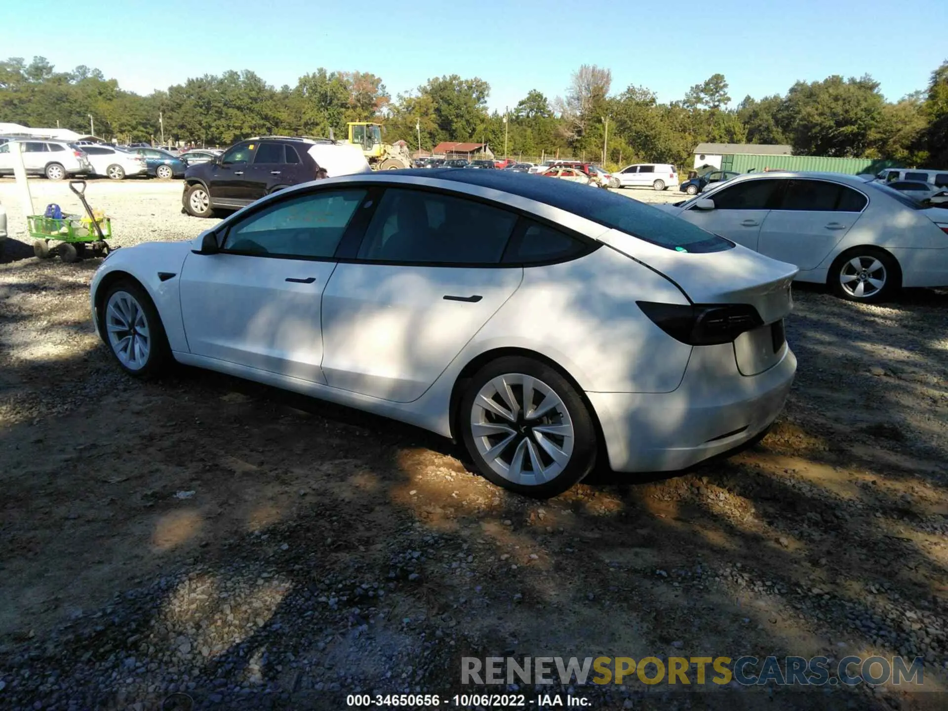 3 fotografías del automóvil dañado 5YJ3E1EA2MF908317 TESLA MODEL 3 2021
