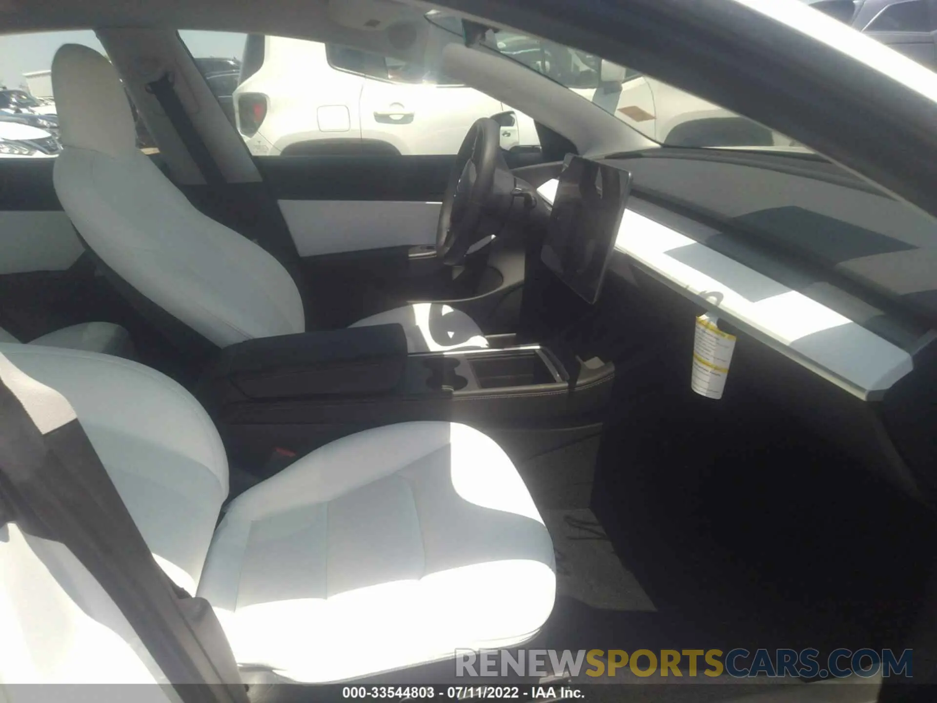 5 fotografías del automóvil dañado 5YJ3E1EA2MF920628 TESLA MODEL 3 2021