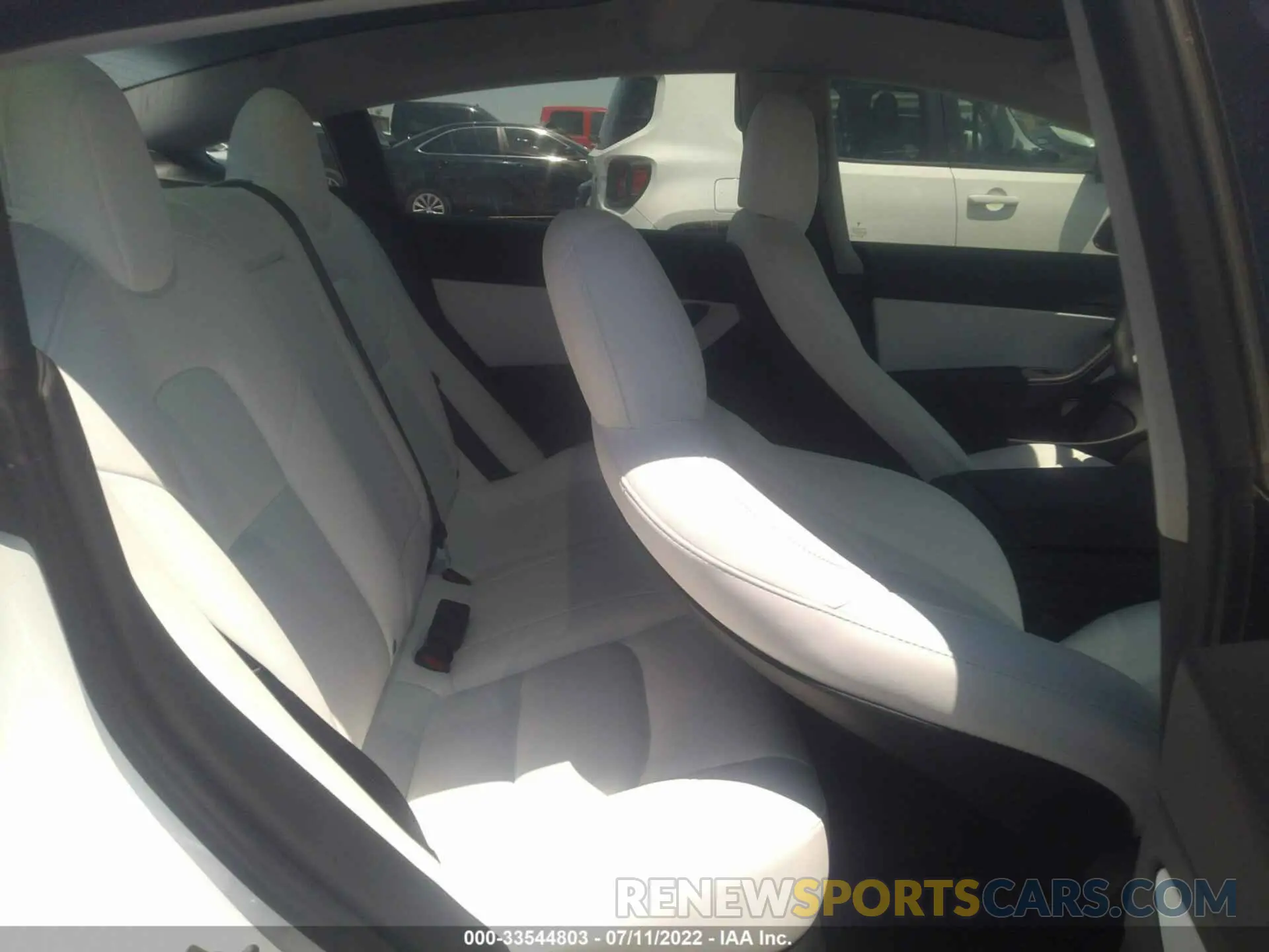 8 fotografías del automóvil dañado 5YJ3E1EA2MF920628 TESLA MODEL 3 2021