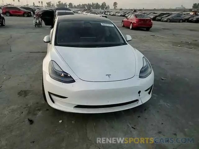 12 fotografías del automóvil dañado 5YJ3E1EA2MF940376 TESLA MODEL 3 2021