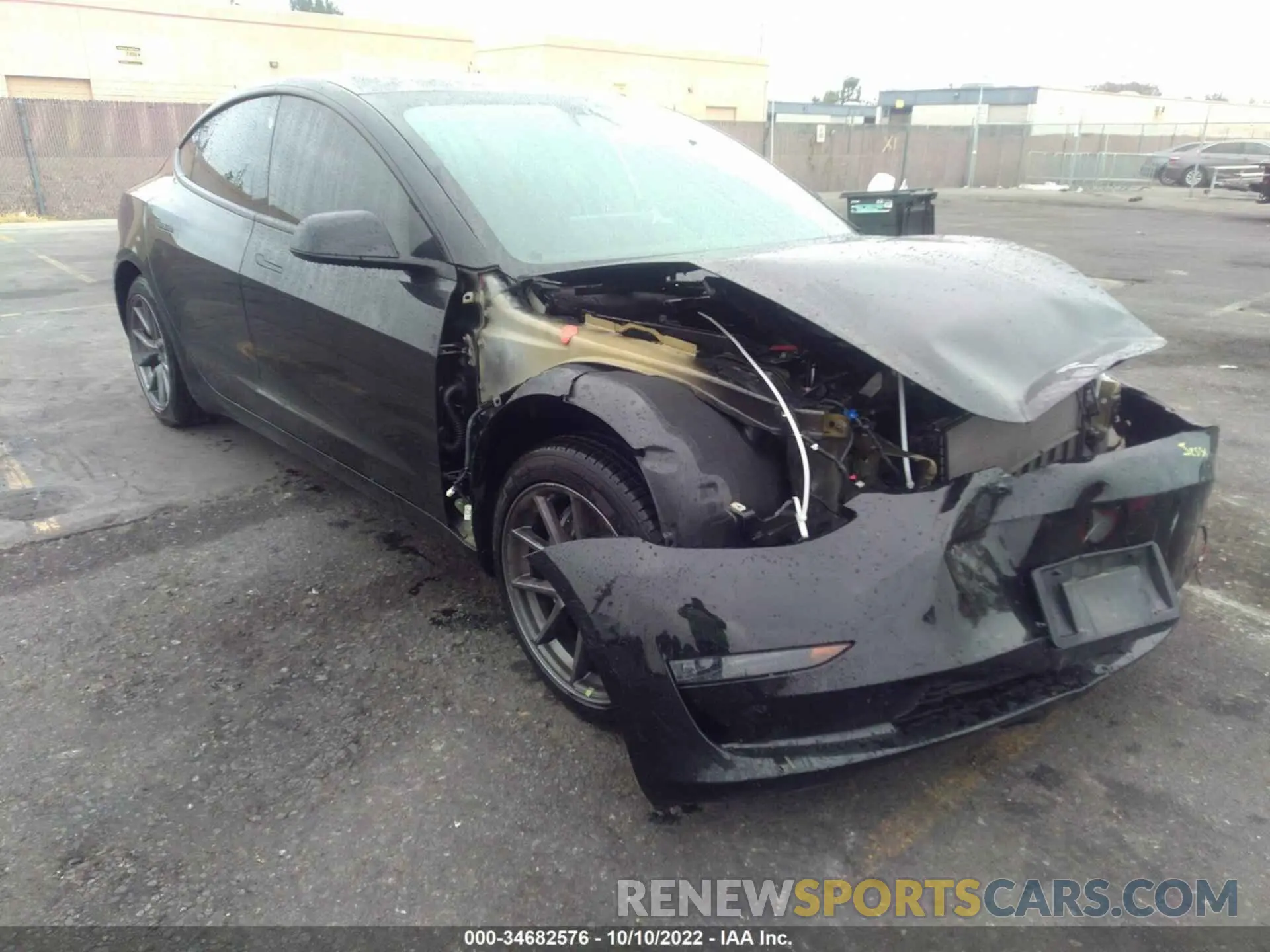 1 fotografías del automóvil dañado 5YJ3E1EA2MF943018 TESLA MODEL 3 2021