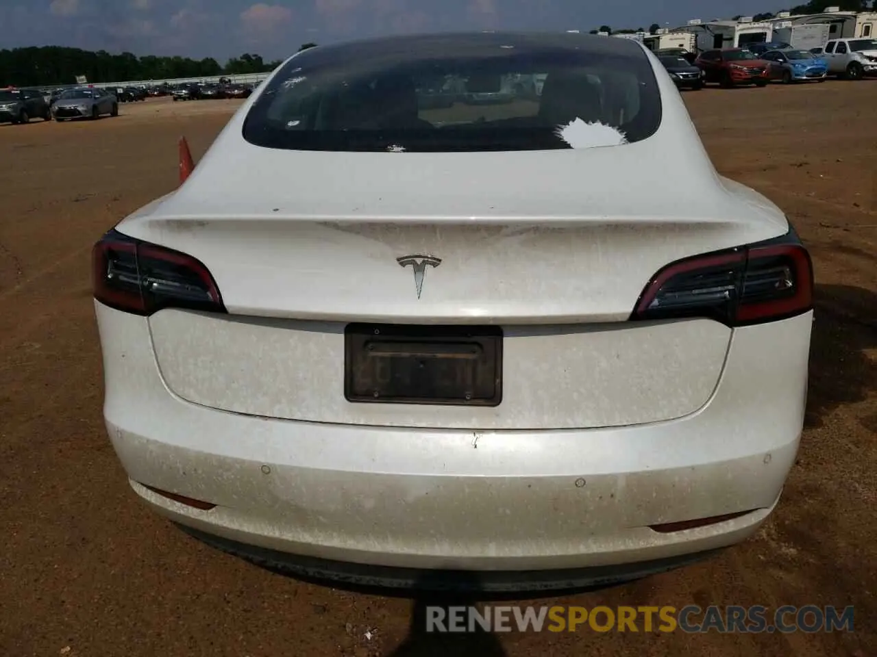 6 fotografías del automóvil dañado 5YJ3E1EA2MF965357 TESLA MODEL 3 2021