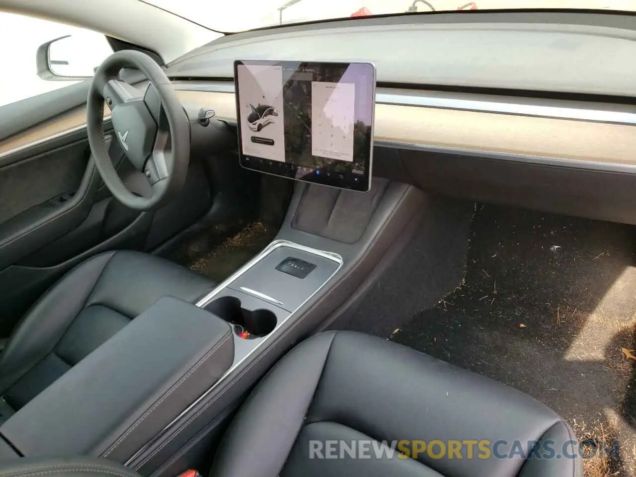 8 fotografías del automóvil dañado 5YJ3E1EA2MF965357 TESLA MODEL 3 2021