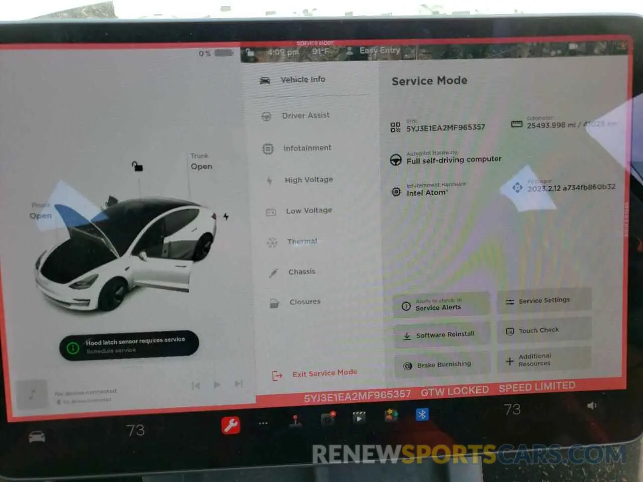 9 fotografías del automóvil dañado 5YJ3E1EA2MF965357 TESLA MODEL 3 2021