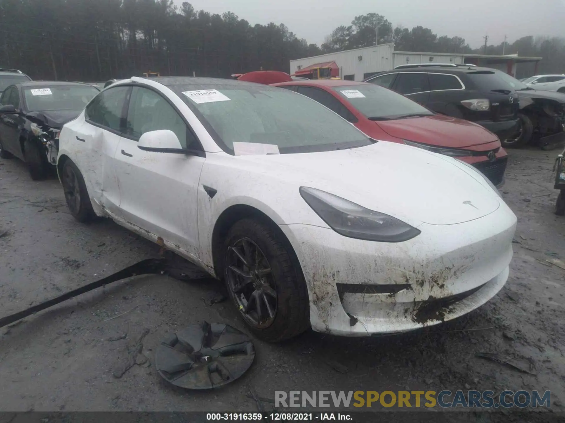 1 fotografías del automóvil dañado 5YJ3E1EA2MF987603 TESLA MODEL 3 2021