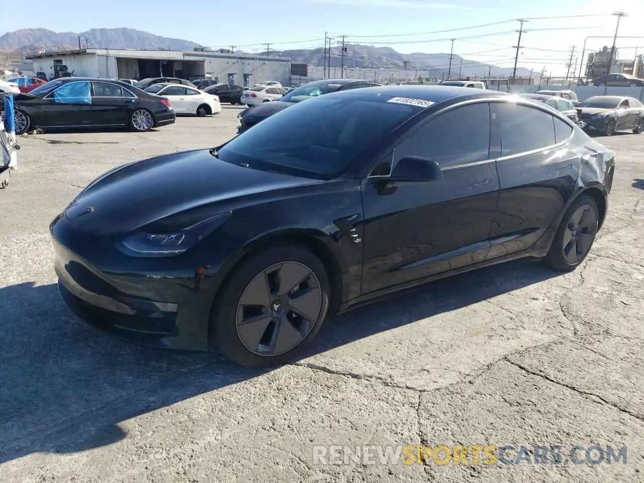 1 fotografías del automóvil dañado 5YJ3E1EA2MF997399 TESLA MODEL 3 2021