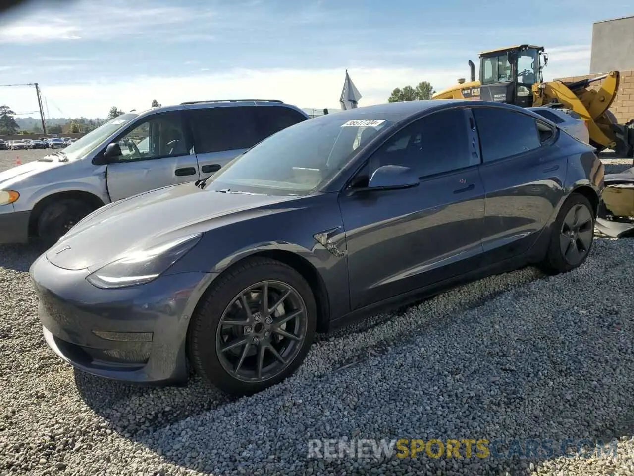 1 fotografías del automóvil dañado 5YJ3E1EA3MF017419 TESLA MODEL 3 2021