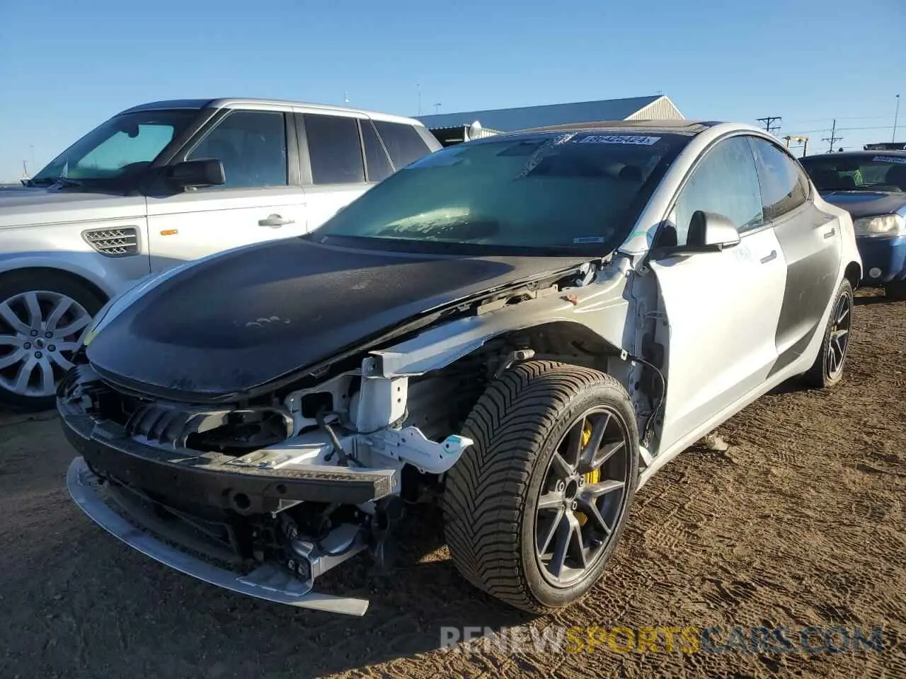1 fotografías del automóvil dañado 5YJ3E1EA3MF031742 TESLA MODEL 3 2021