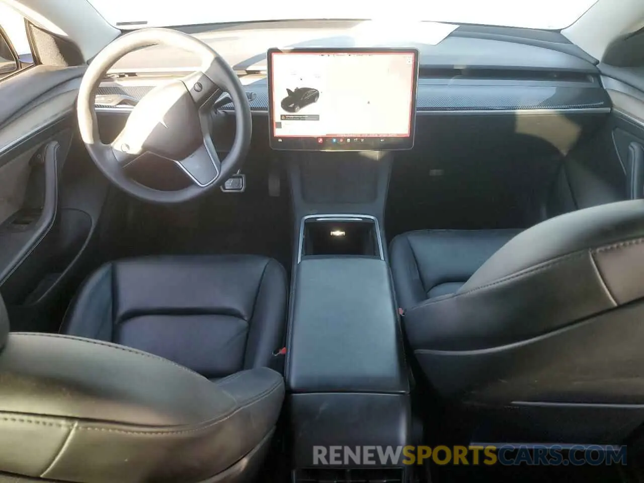 8 fotografías del automóvil dañado 5YJ3E1EA3MF031742 TESLA MODEL 3 2021