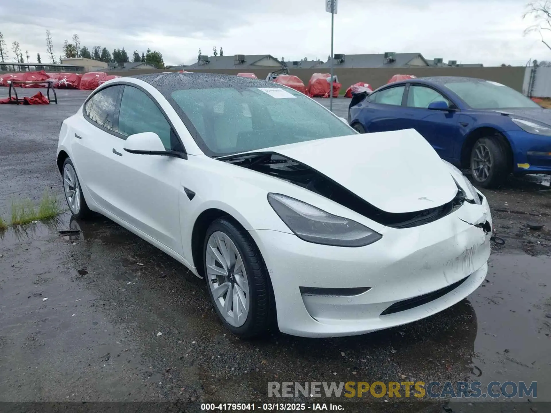 1 fotografías del automóvil dañado 5YJ3E1EA3MF032180 TESLA MODEL 3 2021
