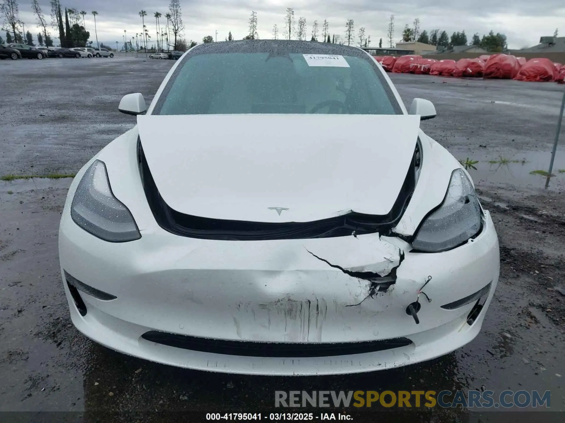 12 fotografías del automóvil dañado 5YJ3E1EA3MF032180 TESLA MODEL 3 2021