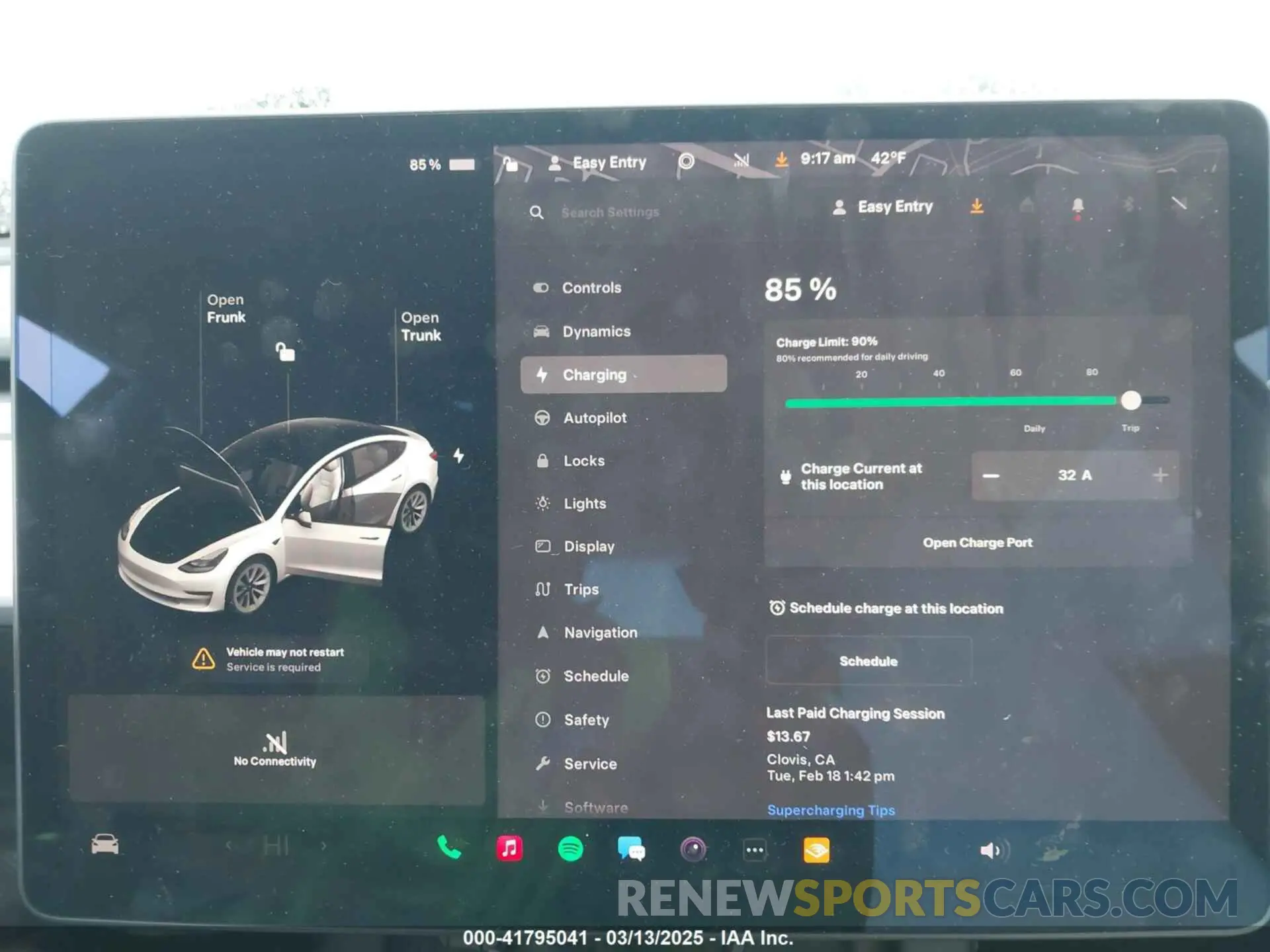17 fotografías del automóvil dañado 5YJ3E1EA3MF032180 TESLA MODEL 3 2021