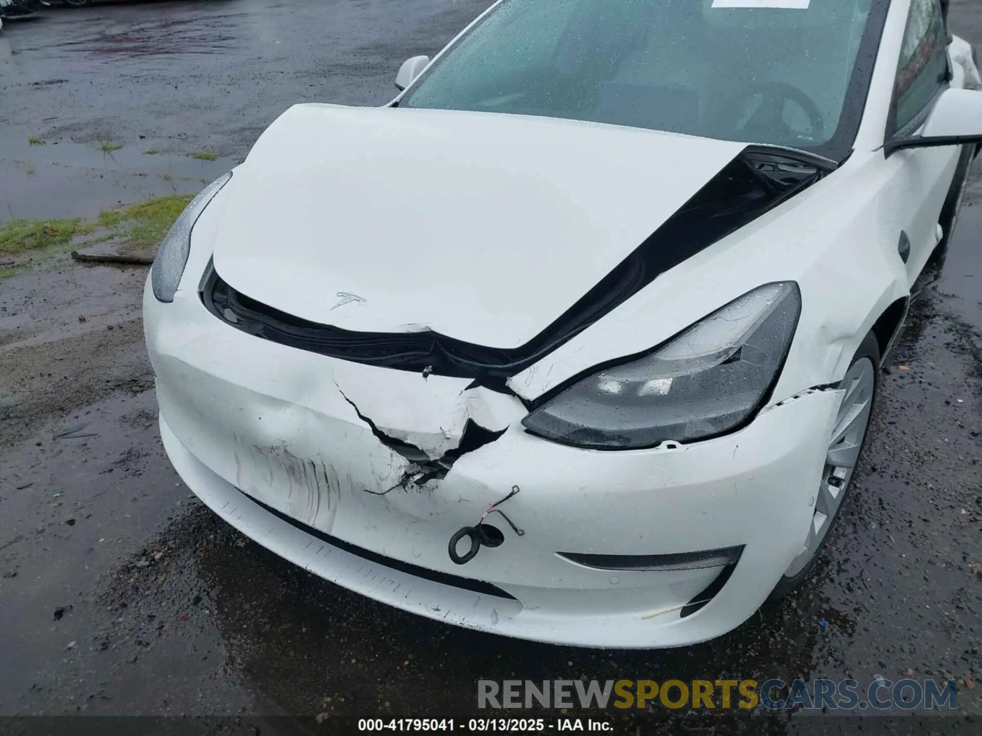19 fotografías del automóvil dañado 5YJ3E1EA3MF032180 TESLA MODEL 3 2021