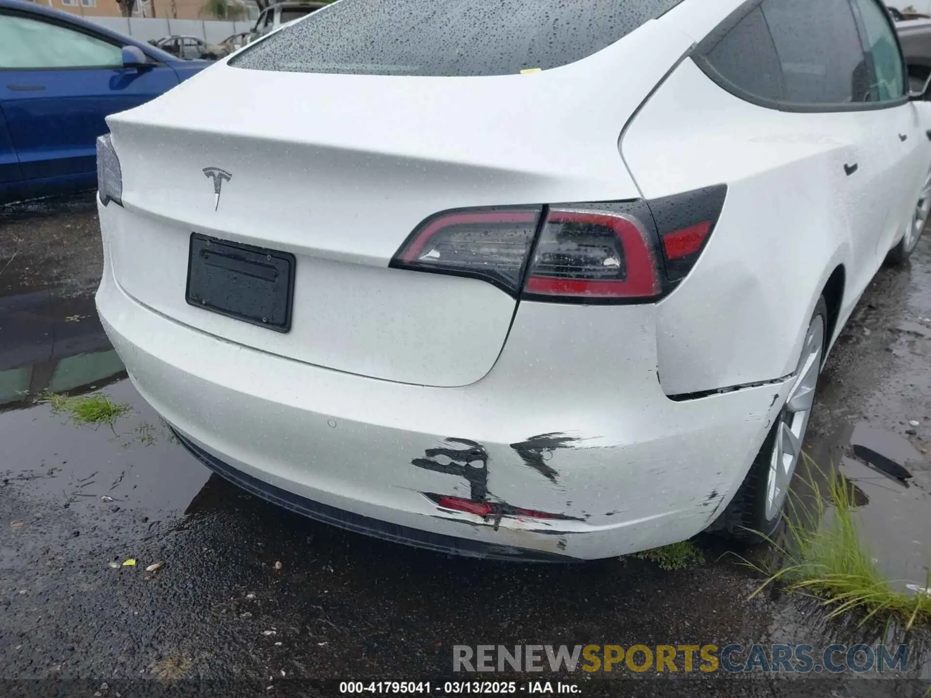 21 fotografías del automóvil dañado 5YJ3E1EA3MF032180 TESLA MODEL 3 2021