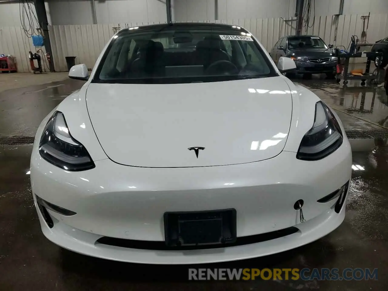 5 fotografías del automóvil dañado 5YJ3E1EA3MF060612 TESLA MODEL 3 2021