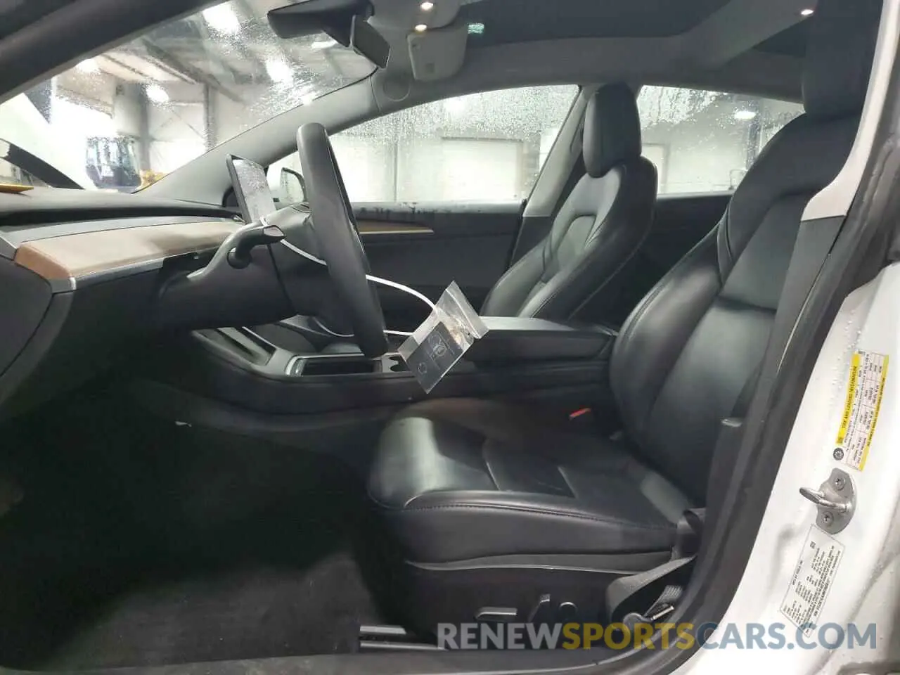 7 fotografías del automóvil dañado 5YJ3E1EA3MF060612 TESLA MODEL 3 2021
