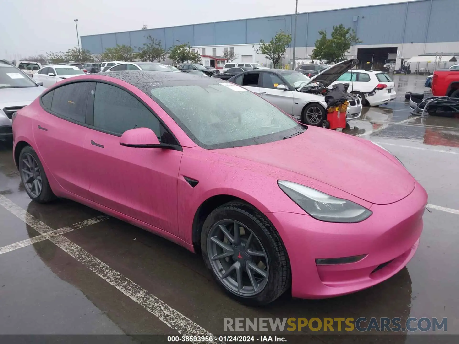 1 fotografías del automóvil dañado 5YJ3E1EA3MF062800 TESLA MODEL 3 2021