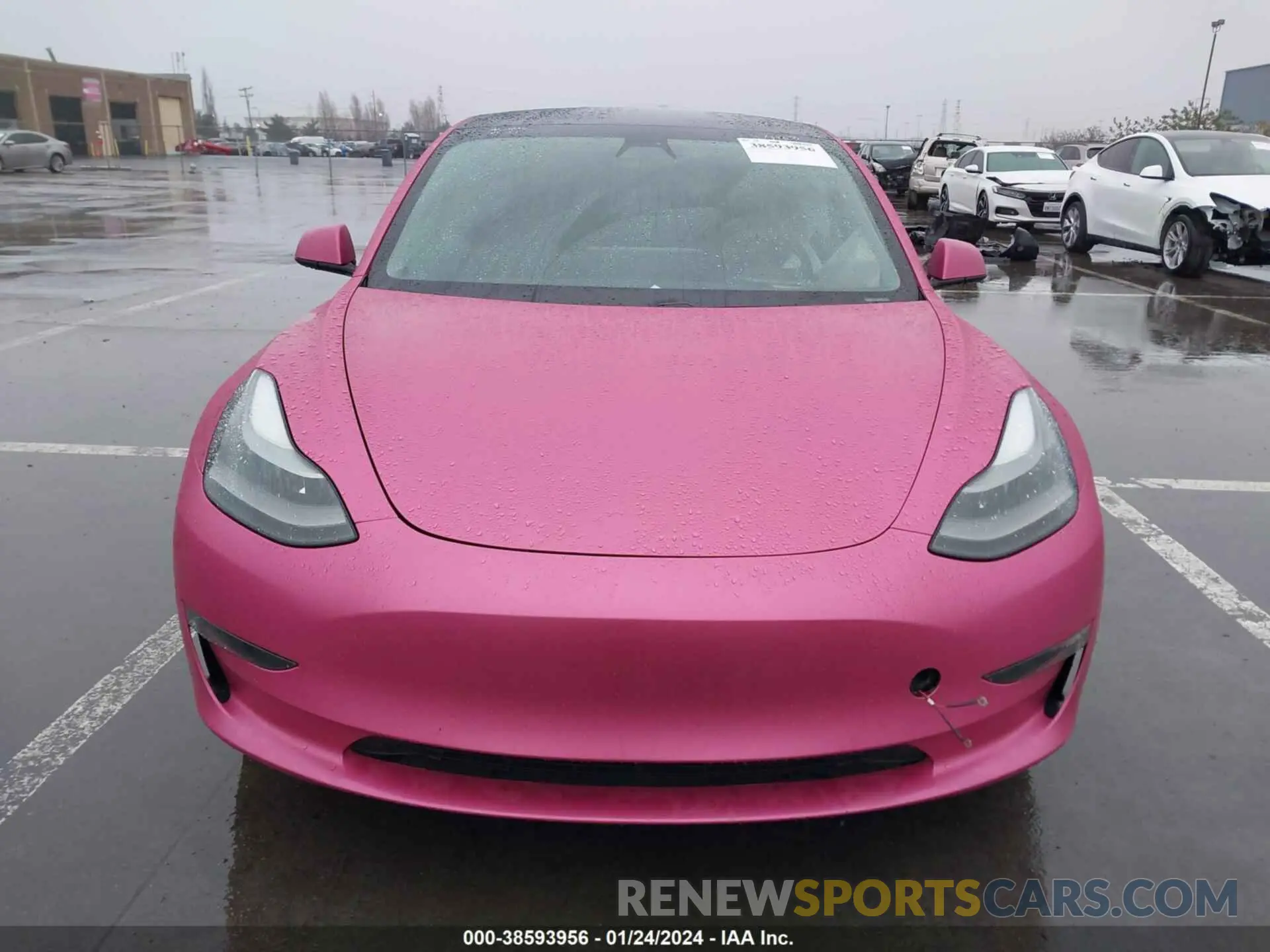 11 fotografías del automóvil dañado 5YJ3E1EA3MF062800 TESLA MODEL 3 2021