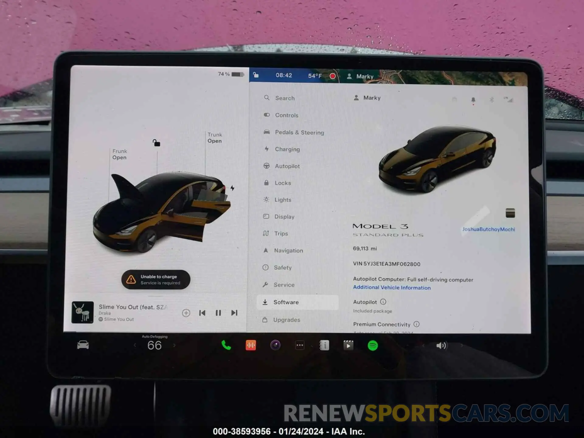 17 fotografías del automóvil dañado 5YJ3E1EA3MF062800 TESLA MODEL 3 2021