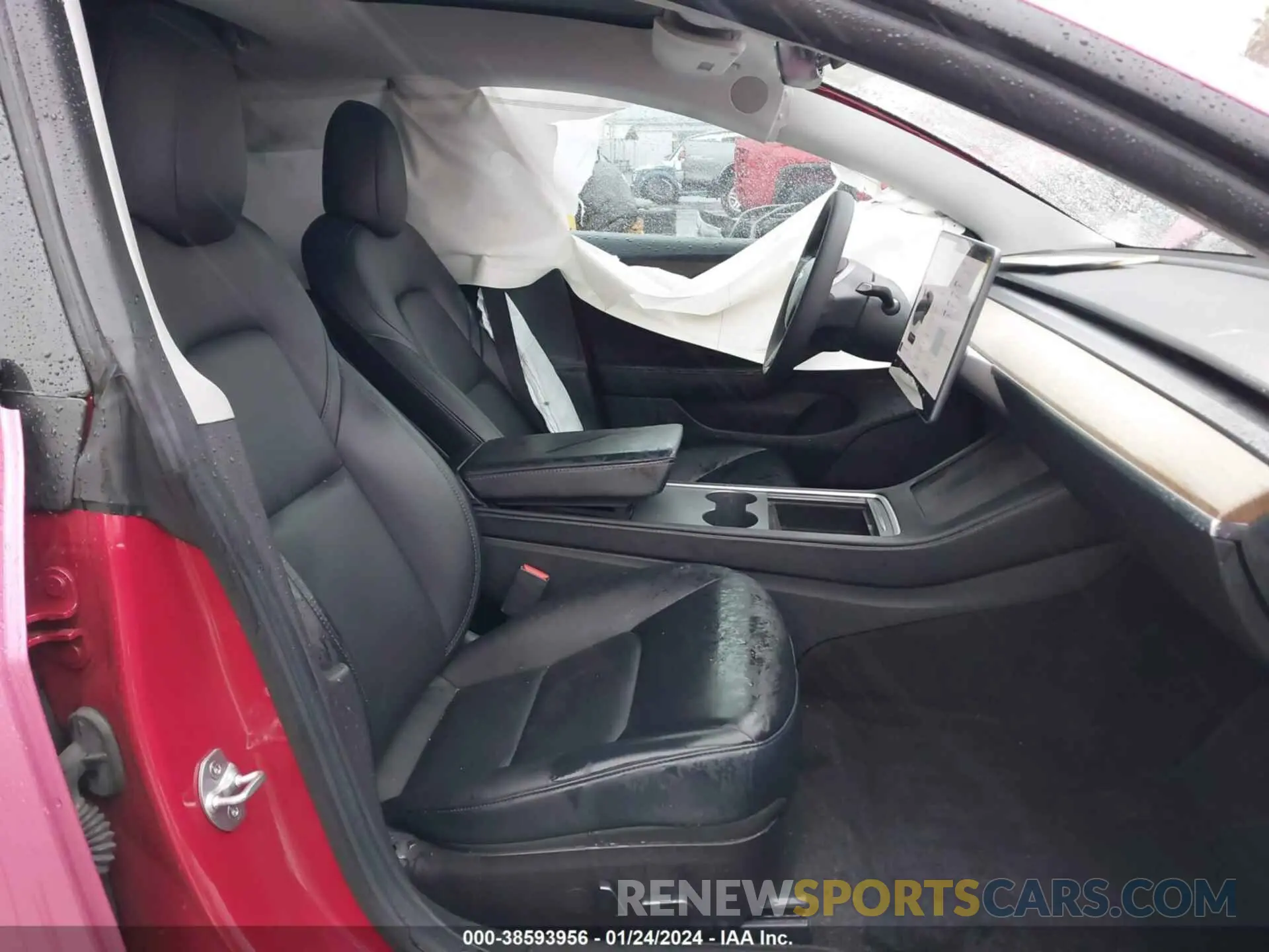 5 fotografías del automóvil dañado 5YJ3E1EA3MF062800 TESLA MODEL 3 2021