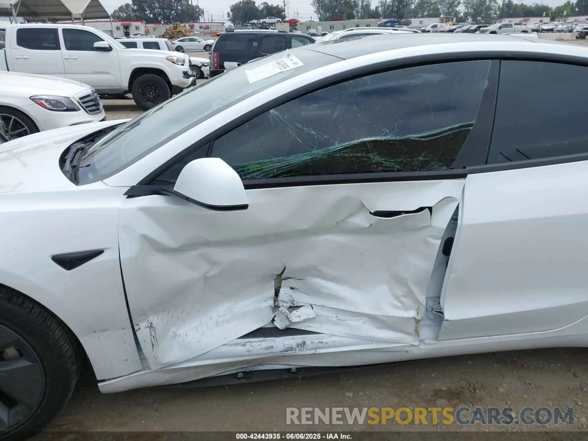6 fotografías del automóvil dañado 5YJ3E1EA3MF072520 TESLA MODEL 3 2021