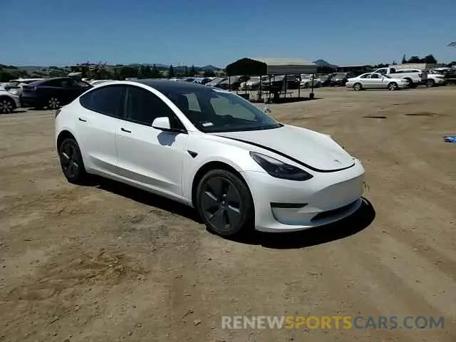 13 fotografías del automóvil dañado 5YJ3E1EA3MF074879 TESLA MODEL 3 2021