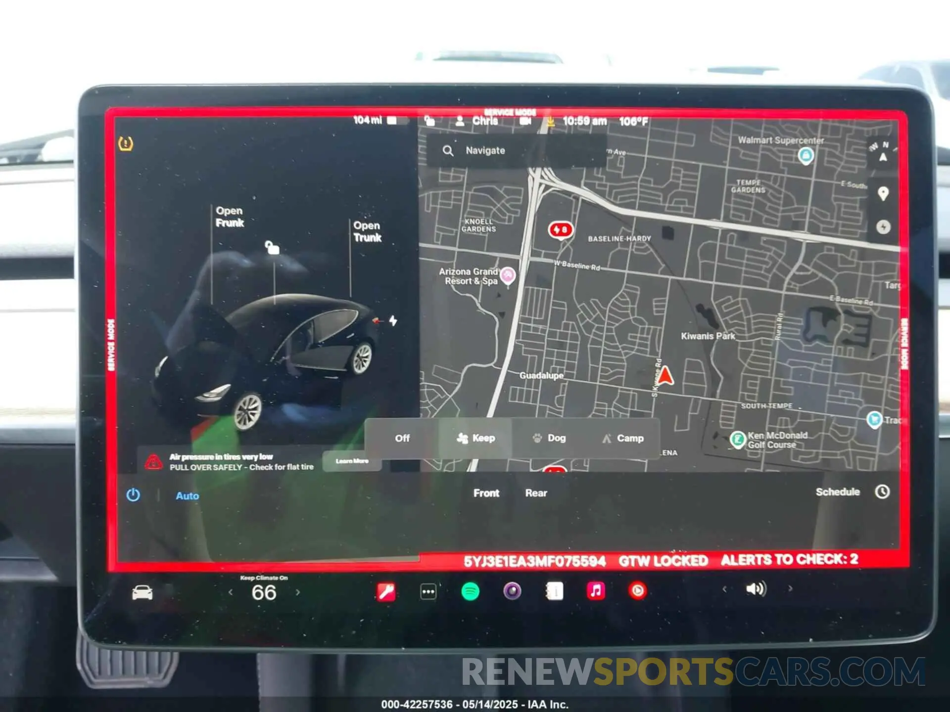 17 fotografías del automóvil dañado 5YJ3E1EA3MF075594 TESLA MODEL 3 2021