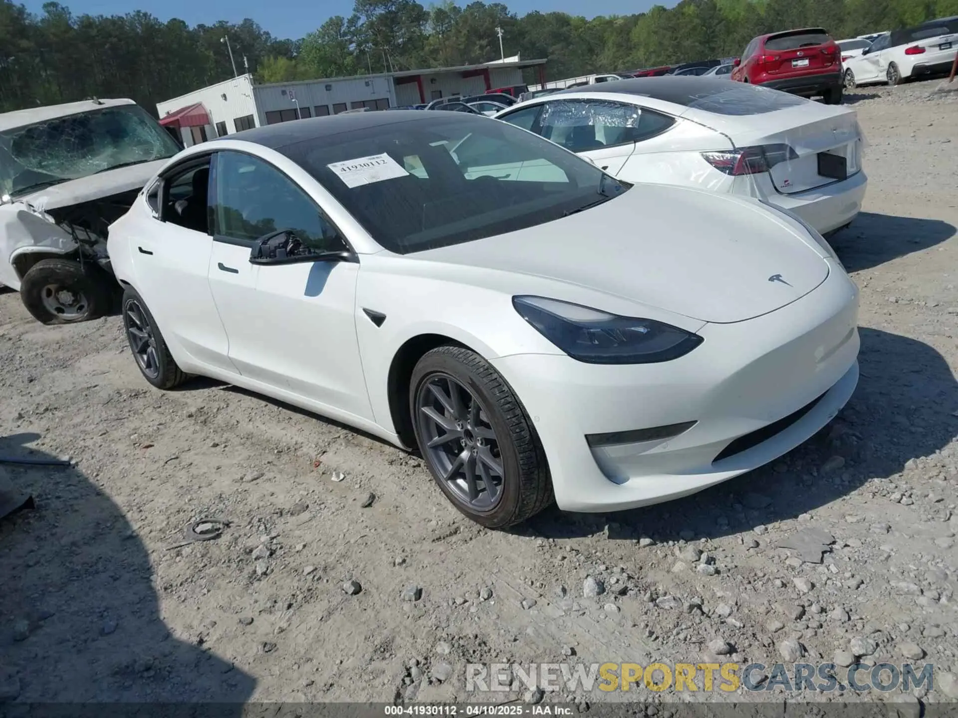 1 fotografías del automóvil dañado 5YJ3E1EA3MF076180 TESLA MODEL 3 2021