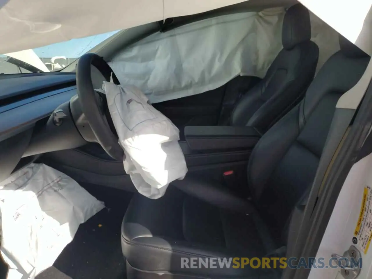 7 fotografías del automóvil dañado 5YJ3E1EA3MF084795 TESLA MODEL 3 2021