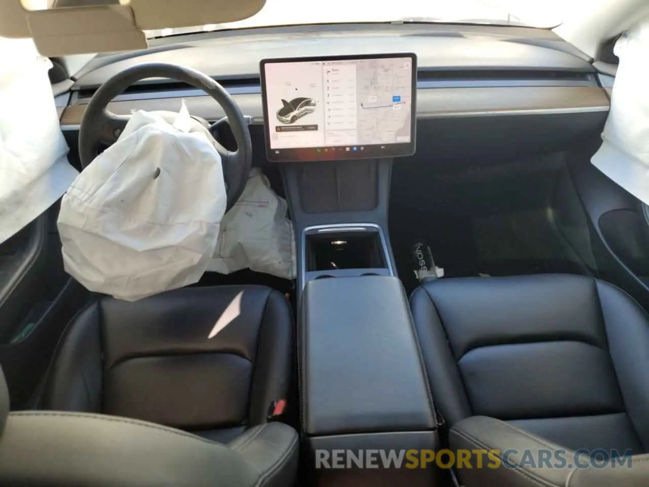 8 fotografías del automóvil dañado 5YJ3E1EA3MF084795 TESLA MODEL 3 2021