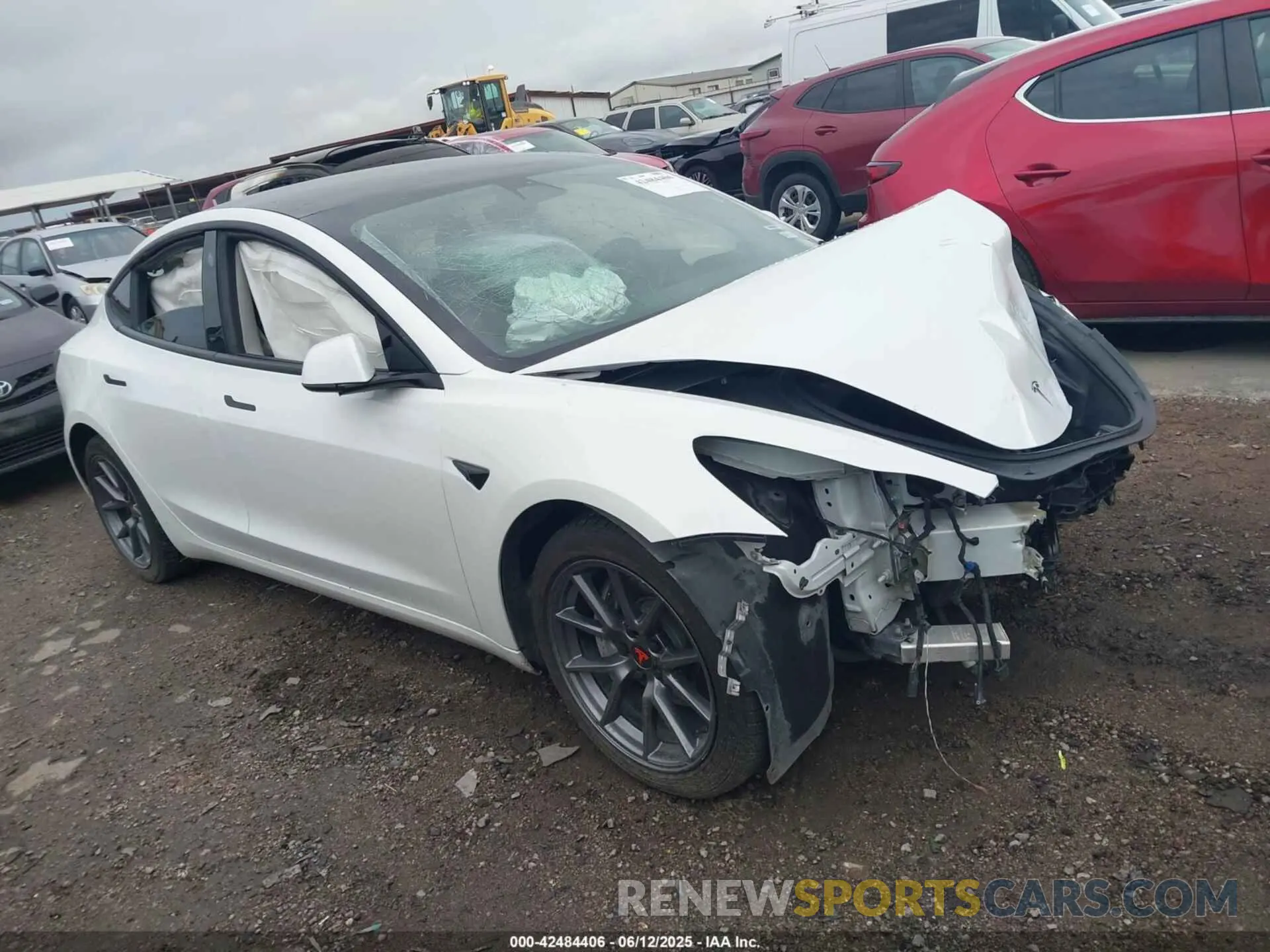 1 fotografías del automóvil dañado 5YJ3E1EA3MF090368 TESLA MODEL 3 2021