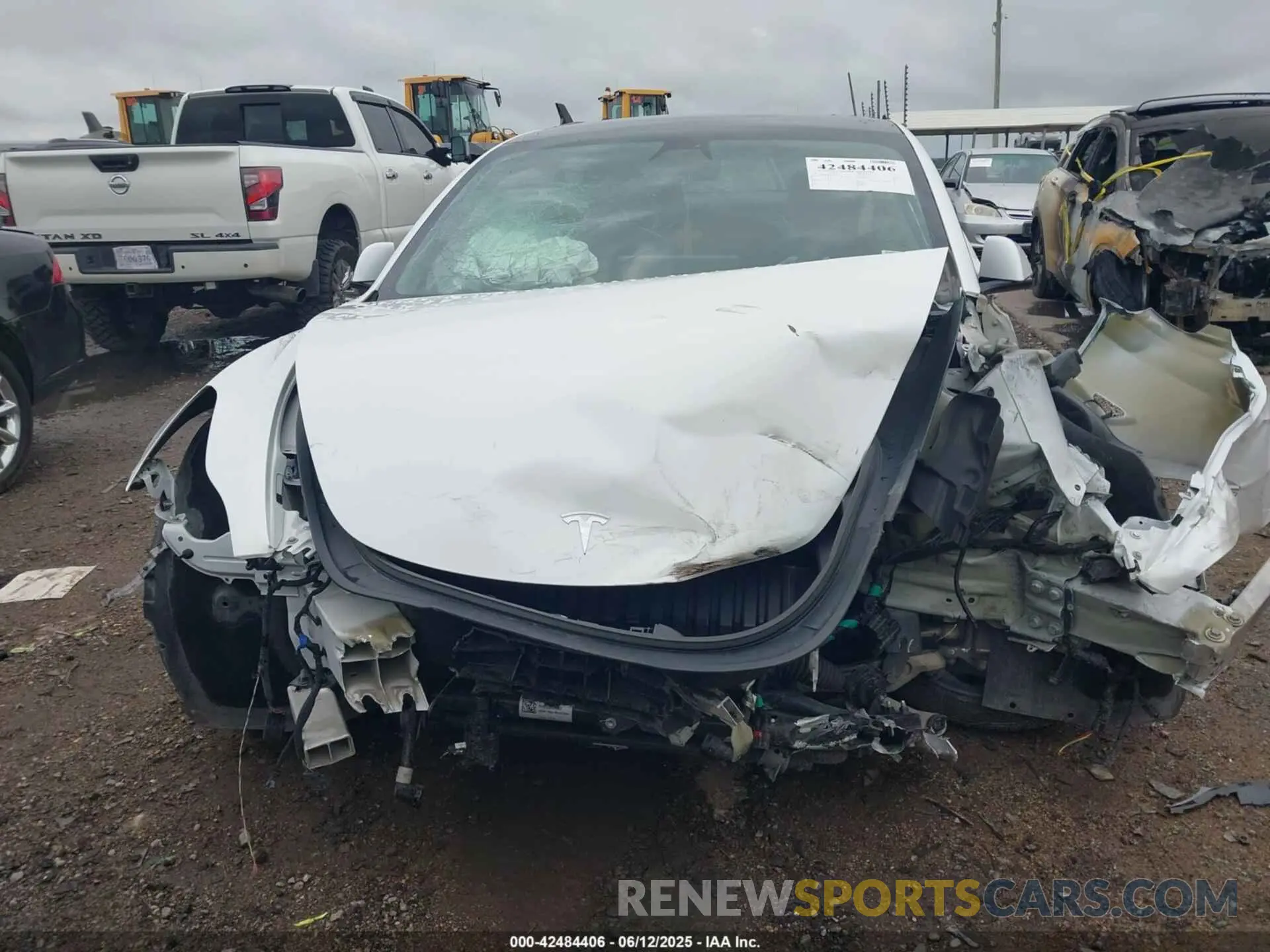 12 fotografías del automóvil dañado 5YJ3E1EA3MF090368 TESLA MODEL 3 2021