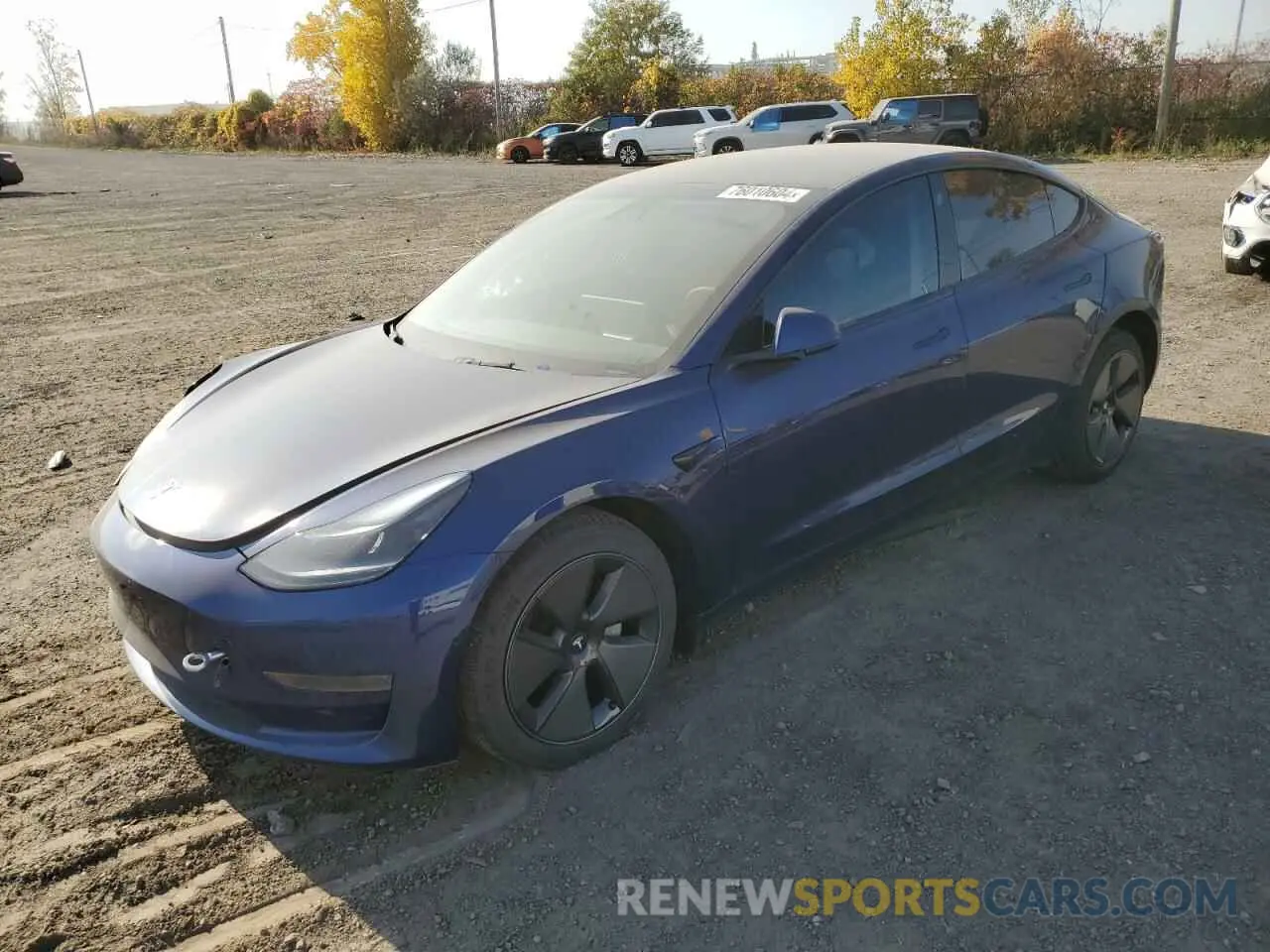 1 fotografías del automóvil dañado 5YJ3E1EA3MF090466 TESLA MODEL 3 2021