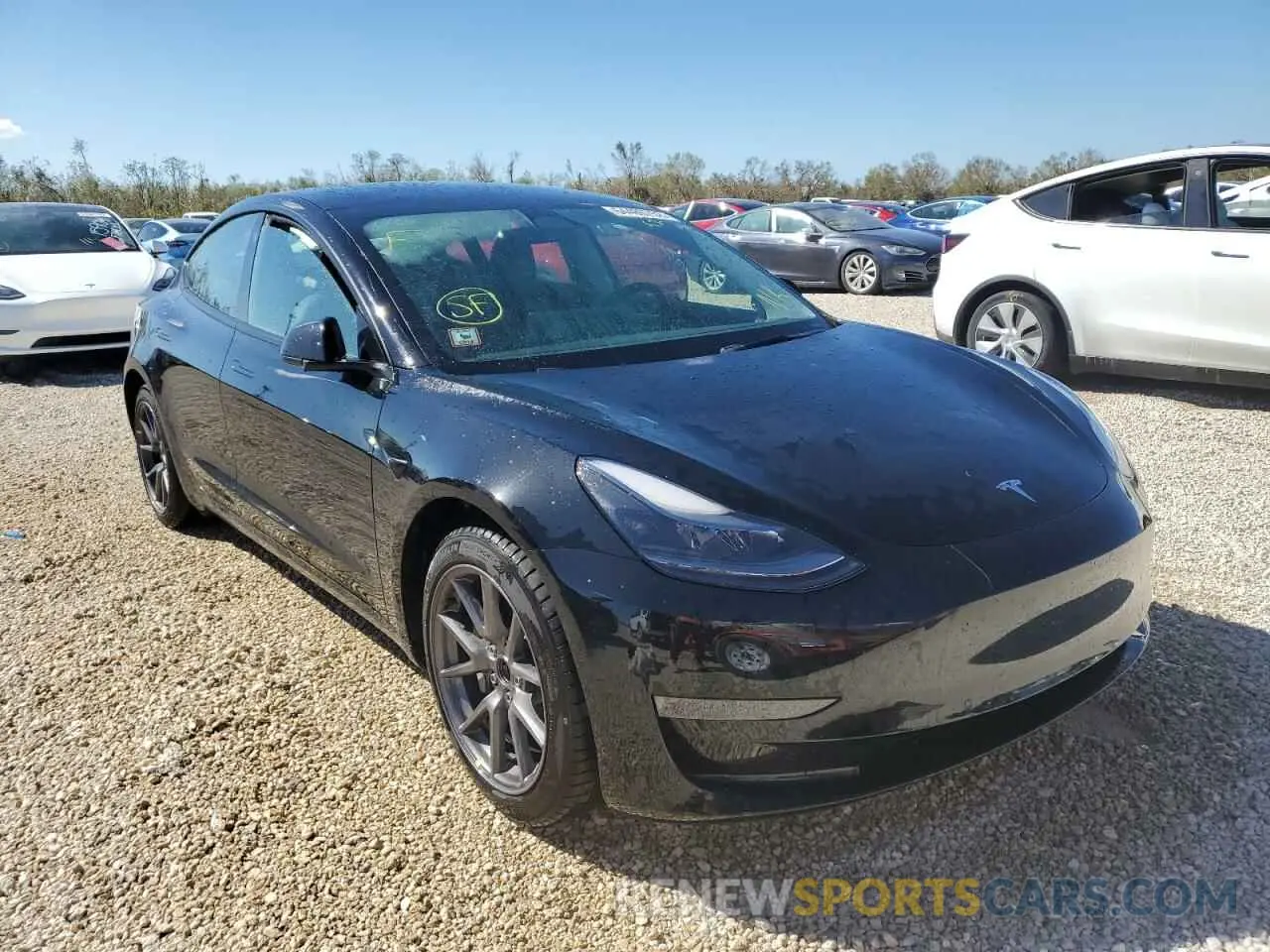 1 fotografías del automóvil dañado 5YJ3E1EA3MF093769 TESLA MODEL 3 2021