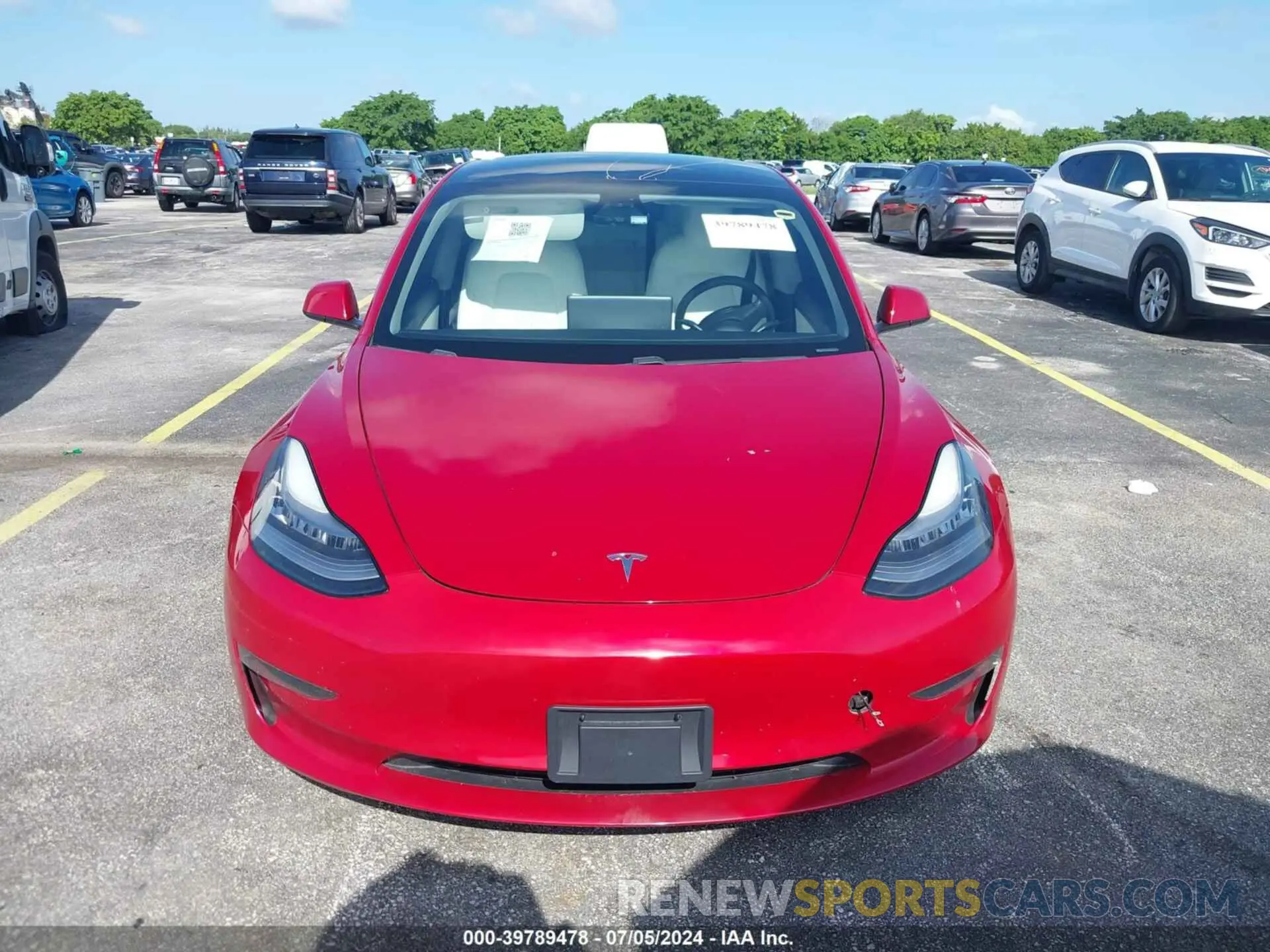 12 fotografías del automóvil dañado 5YJ3E1EA3MF843428 TESLA MODEL 3 2021