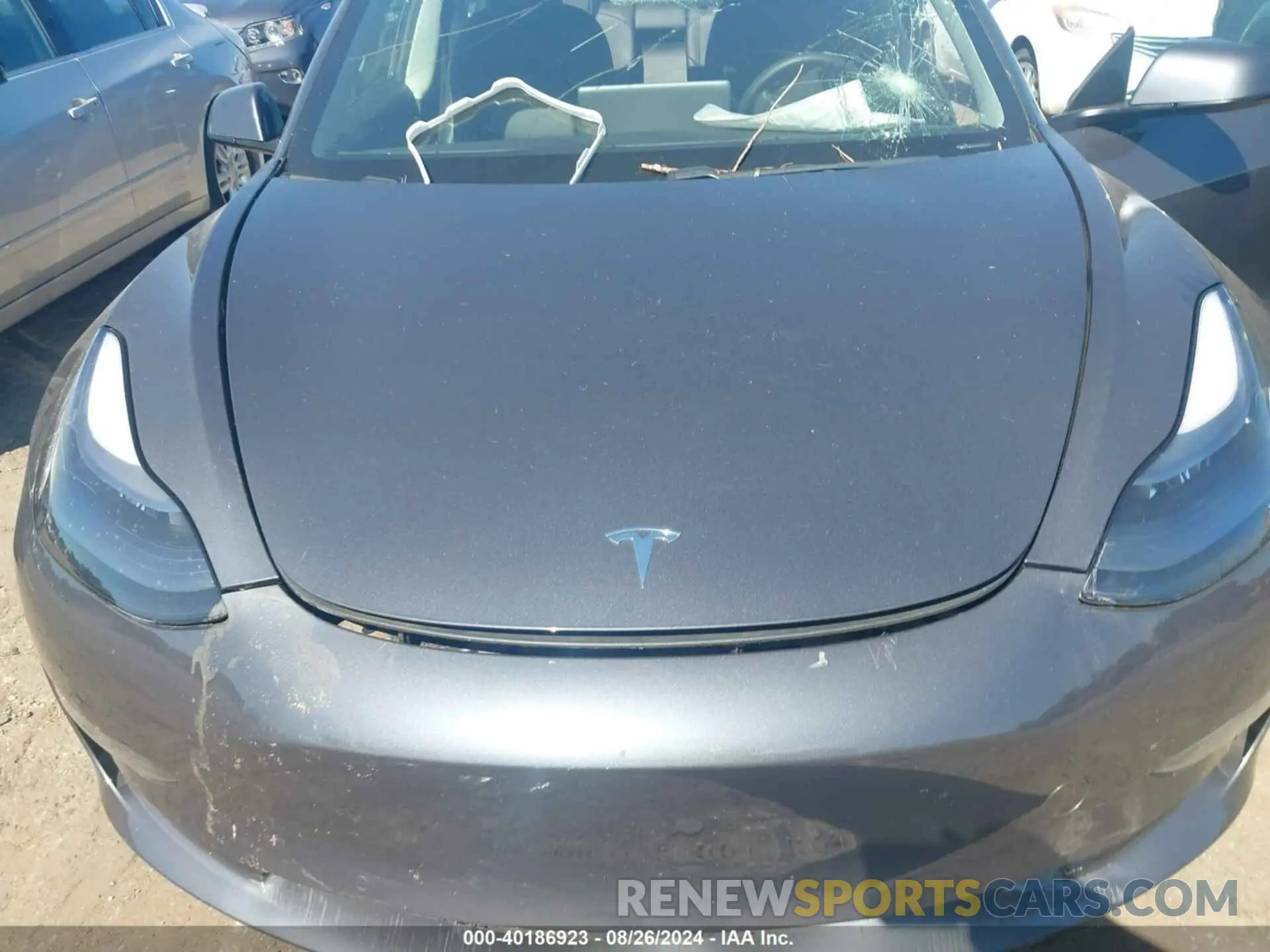 10 fotografías del automóvil dañado 5YJ3E1EA3MF857605 TESLA MODEL 3 2021