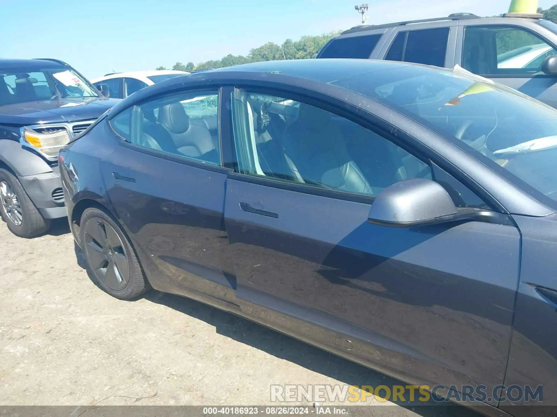 12 fotografías del automóvil dañado 5YJ3E1EA3MF857605 TESLA MODEL 3 2021