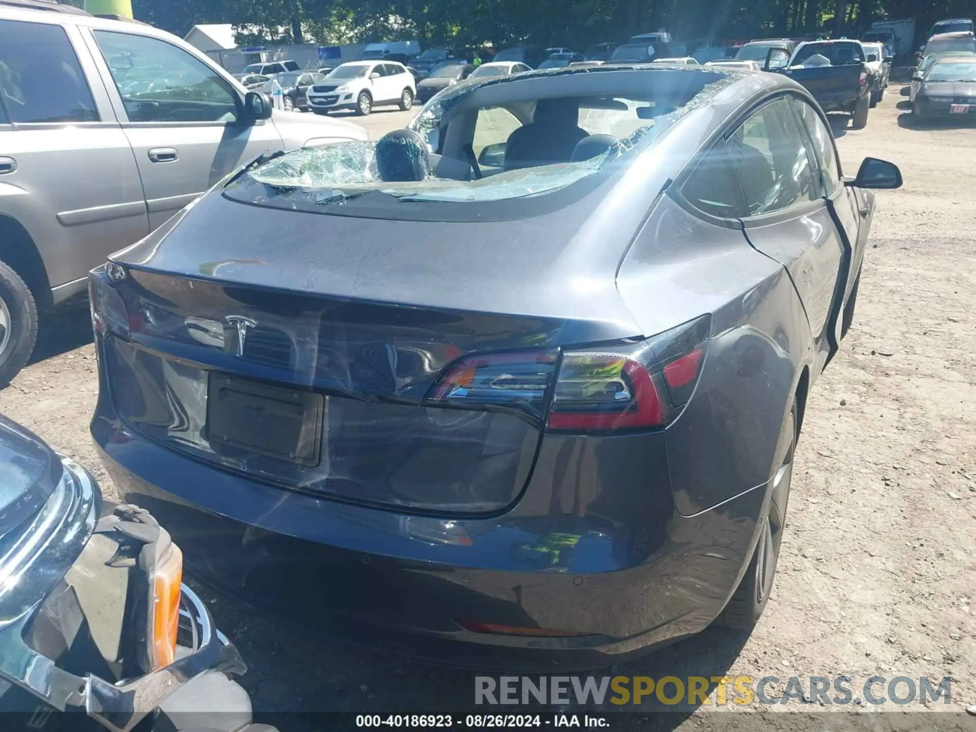 15 fotografías del automóvil dañado 5YJ3E1EA3MF857605 TESLA MODEL 3 2021