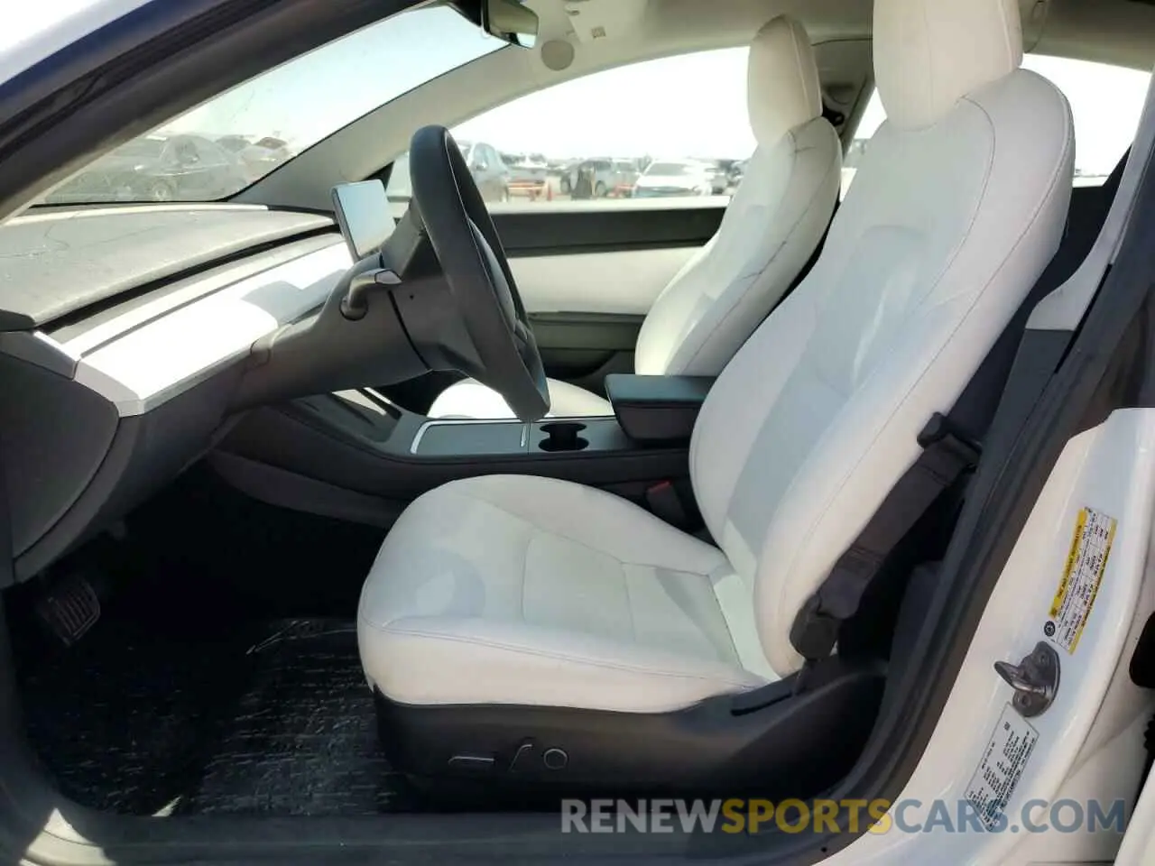 7 fotografías del automóvil dañado 5YJ3E1EA3MF877904 TESLA MODEL 3 2021