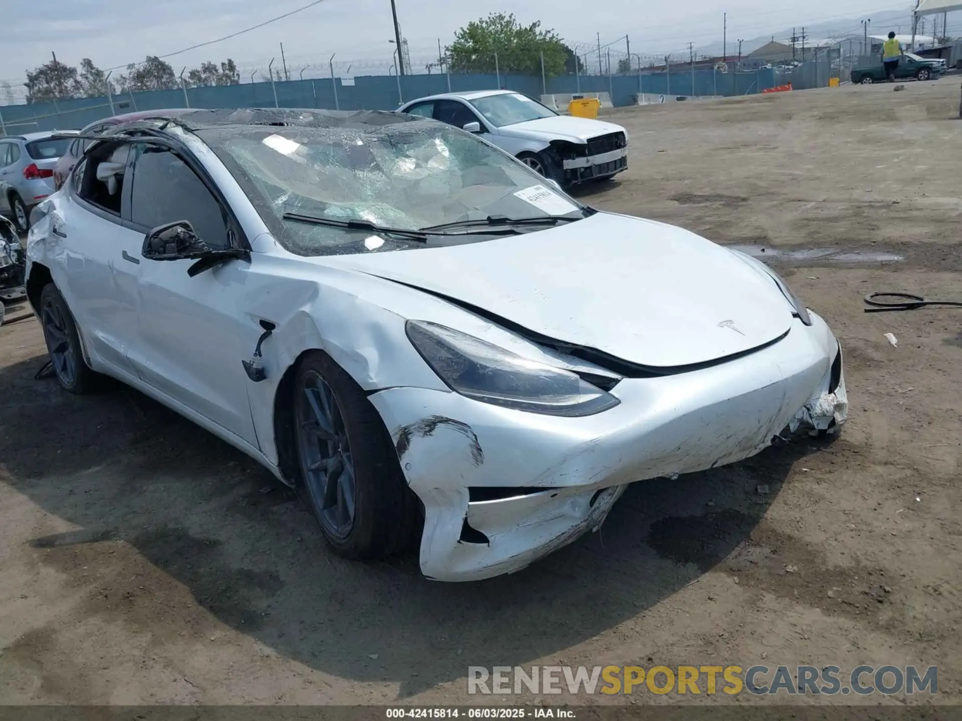 1 fotografías del automóvil dañado 5YJ3E1EA3MF921206 TESLA MODEL 3 2021