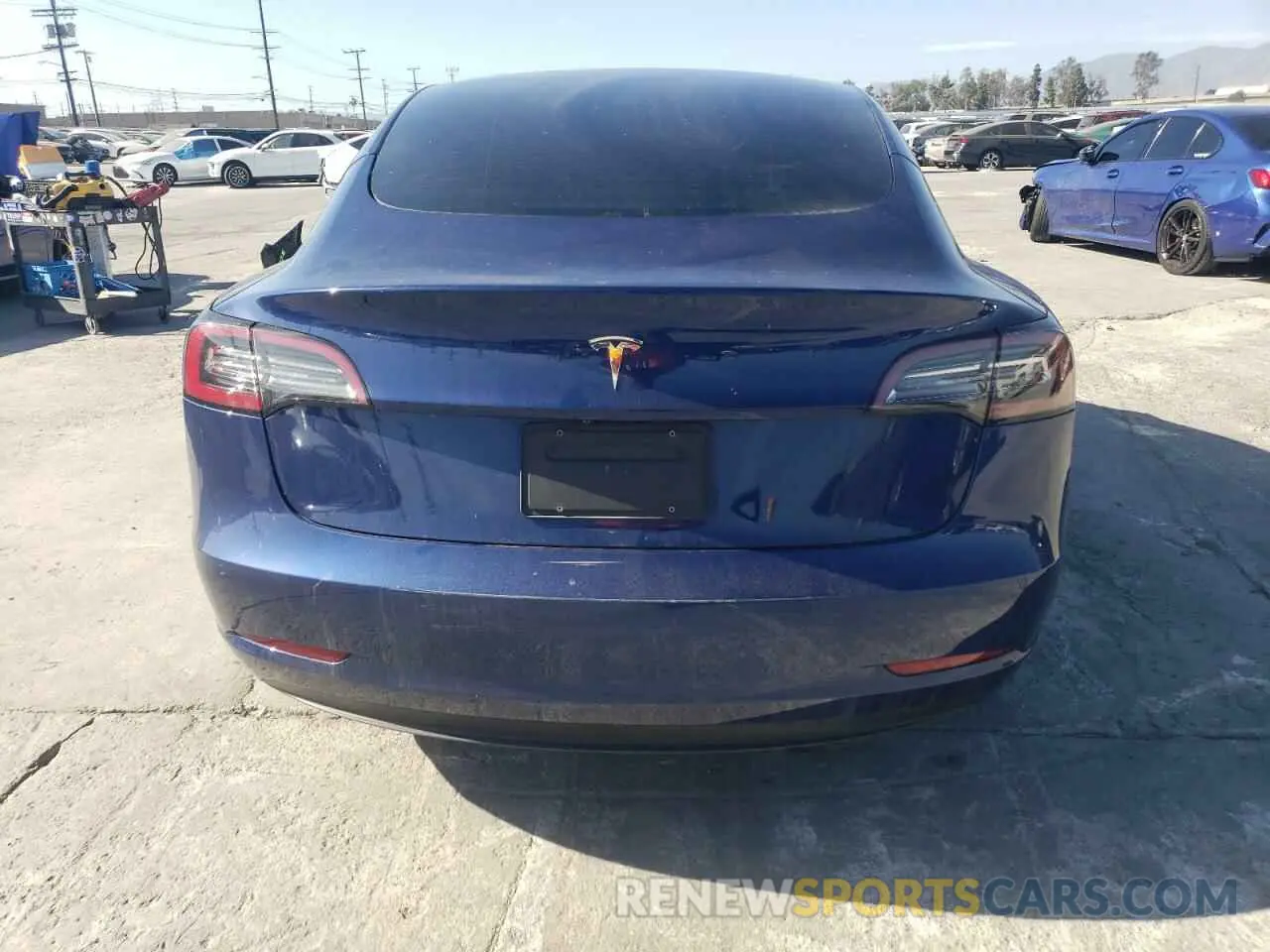 6 fotografías del automóvil dañado 5YJ3E1EA3MF940175 TESLA MODEL 3 2021