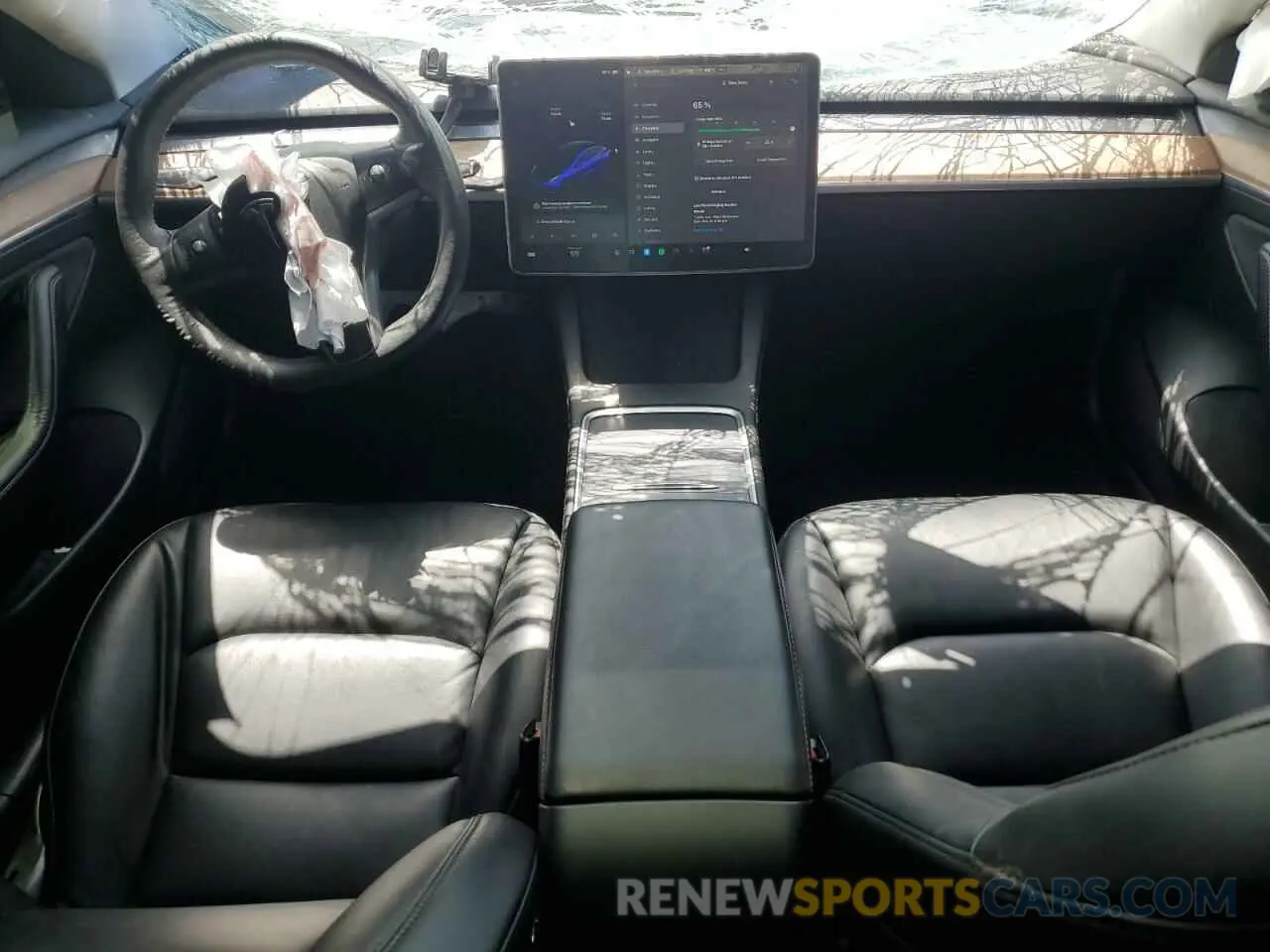 8 fotografías del automóvil dañado 5YJ3E1EA3MF996973 TESLA MODEL 3 2021