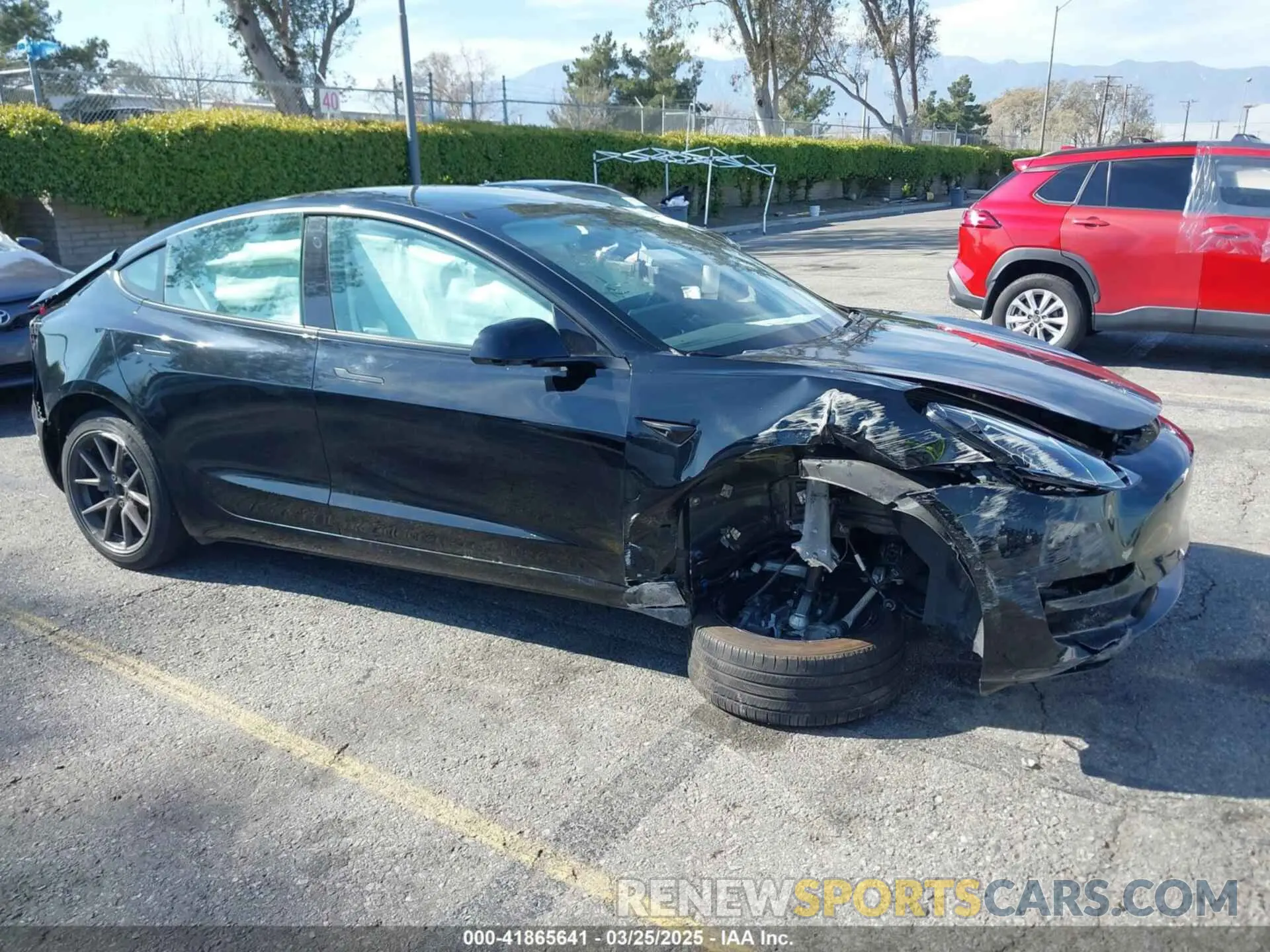 1 fotografías del automóvil dañado 5YJ3E1EA4MF002203 TESLA MODEL 3 2021