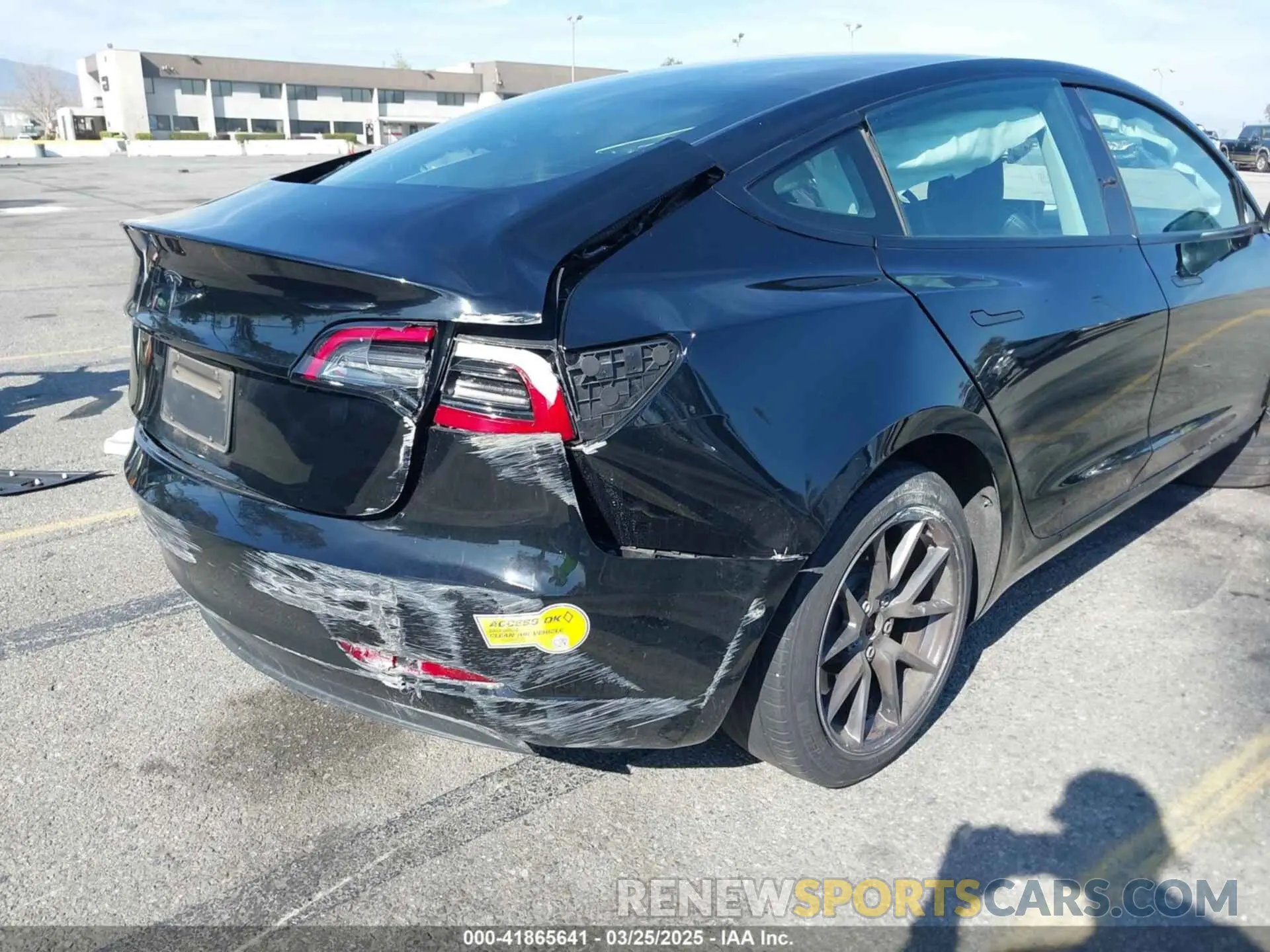 20 fotografías del automóvil dañado 5YJ3E1EA4MF002203 TESLA MODEL 3 2021