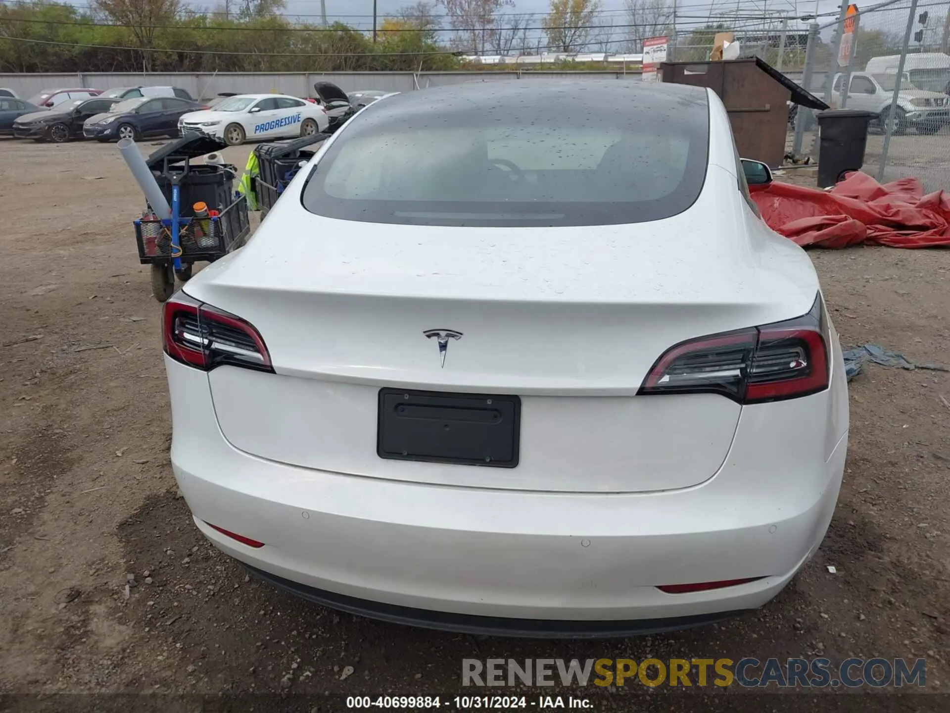16 fotografías del automóvil dañado 5YJ3E1EA4MF015856 TESLA MODEL 3 2021