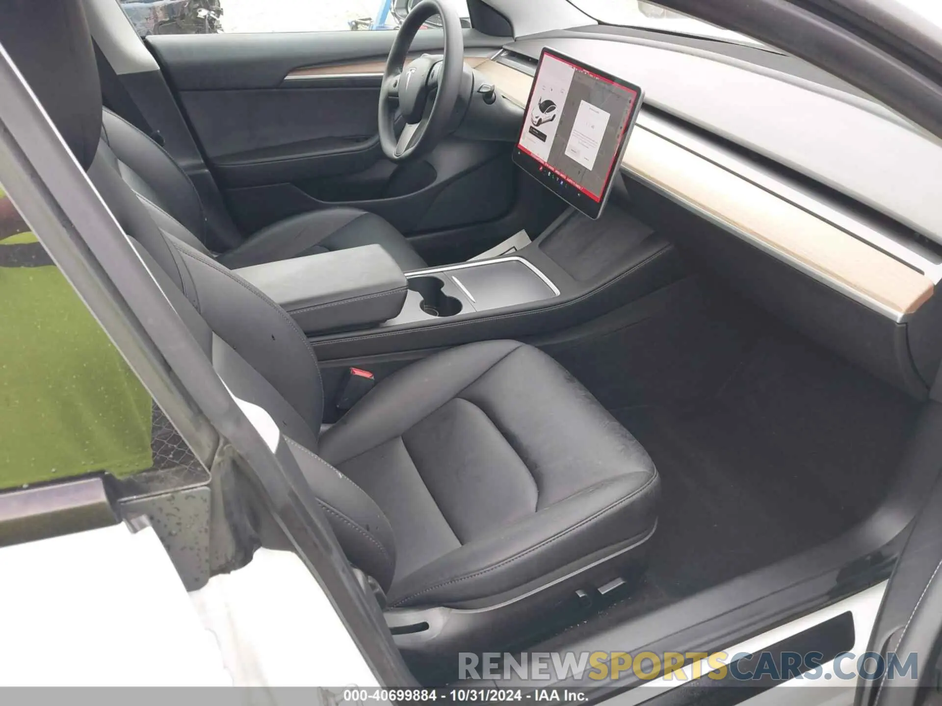 5 fotografías del automóvil dañado 5YJ3E1EA4MF015856 TESLA MODEL 3 2021